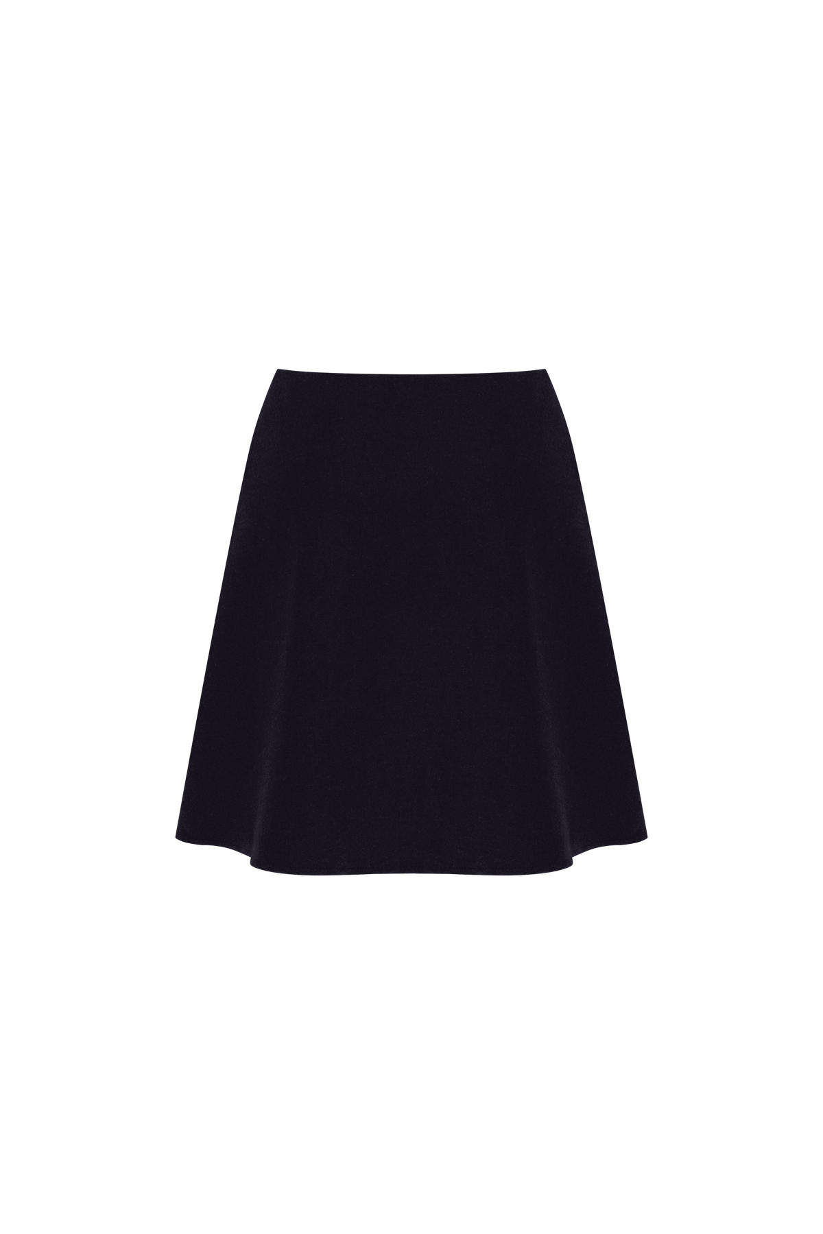 Rombé Geometric Embroidered Wool Mini Skirt – Blue