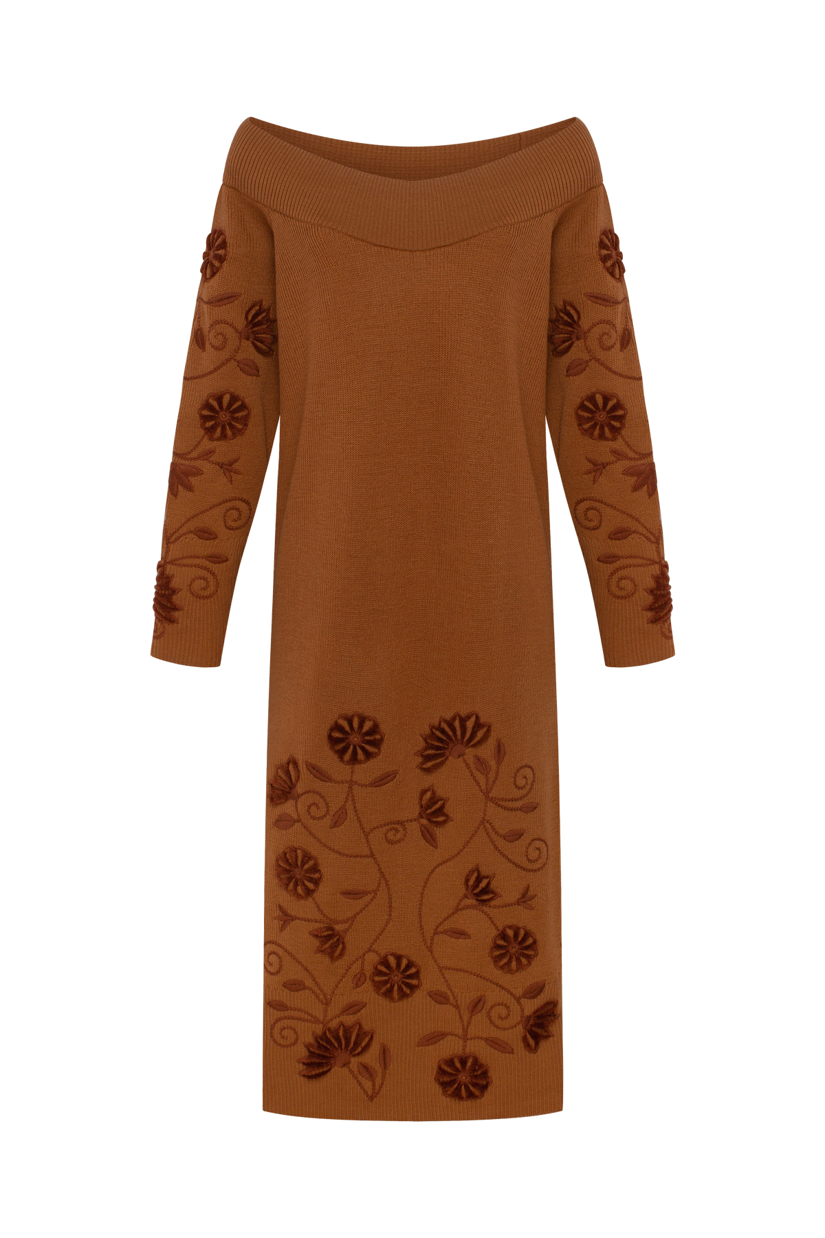 Etherea merino wool knit midi dress