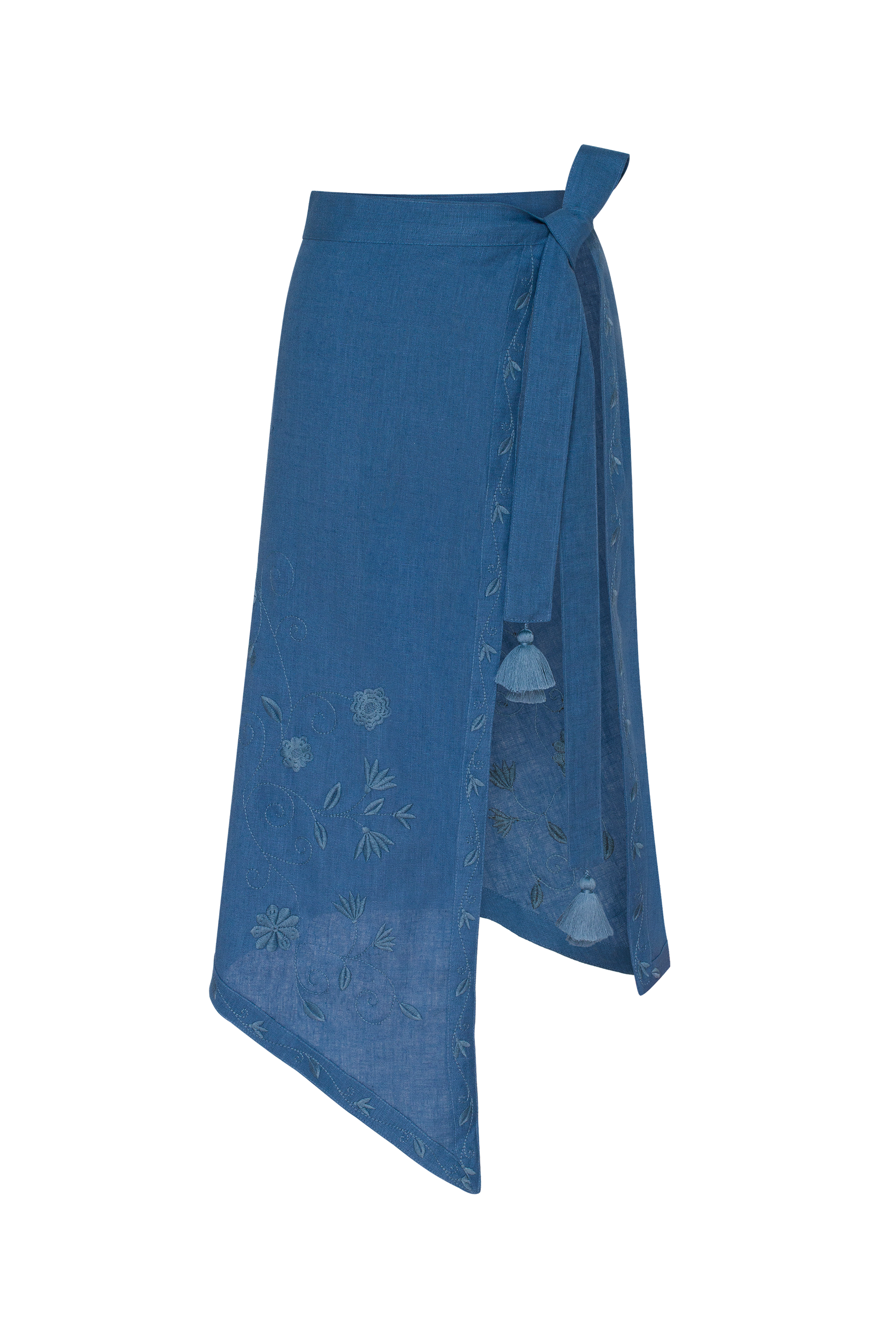 Spring Mirage Wrap Midi Skirt