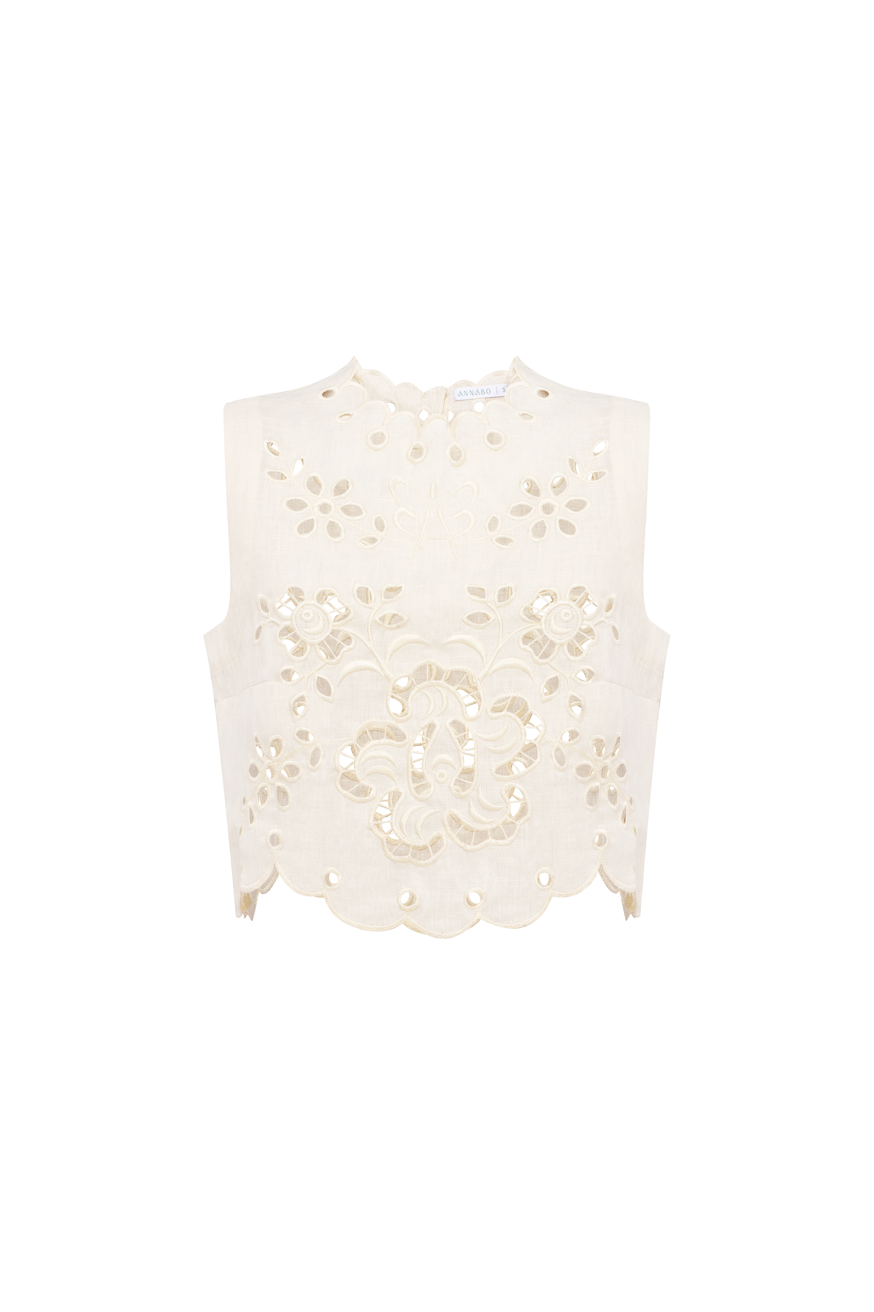 Celestial Garden Sleeveless Crop Top