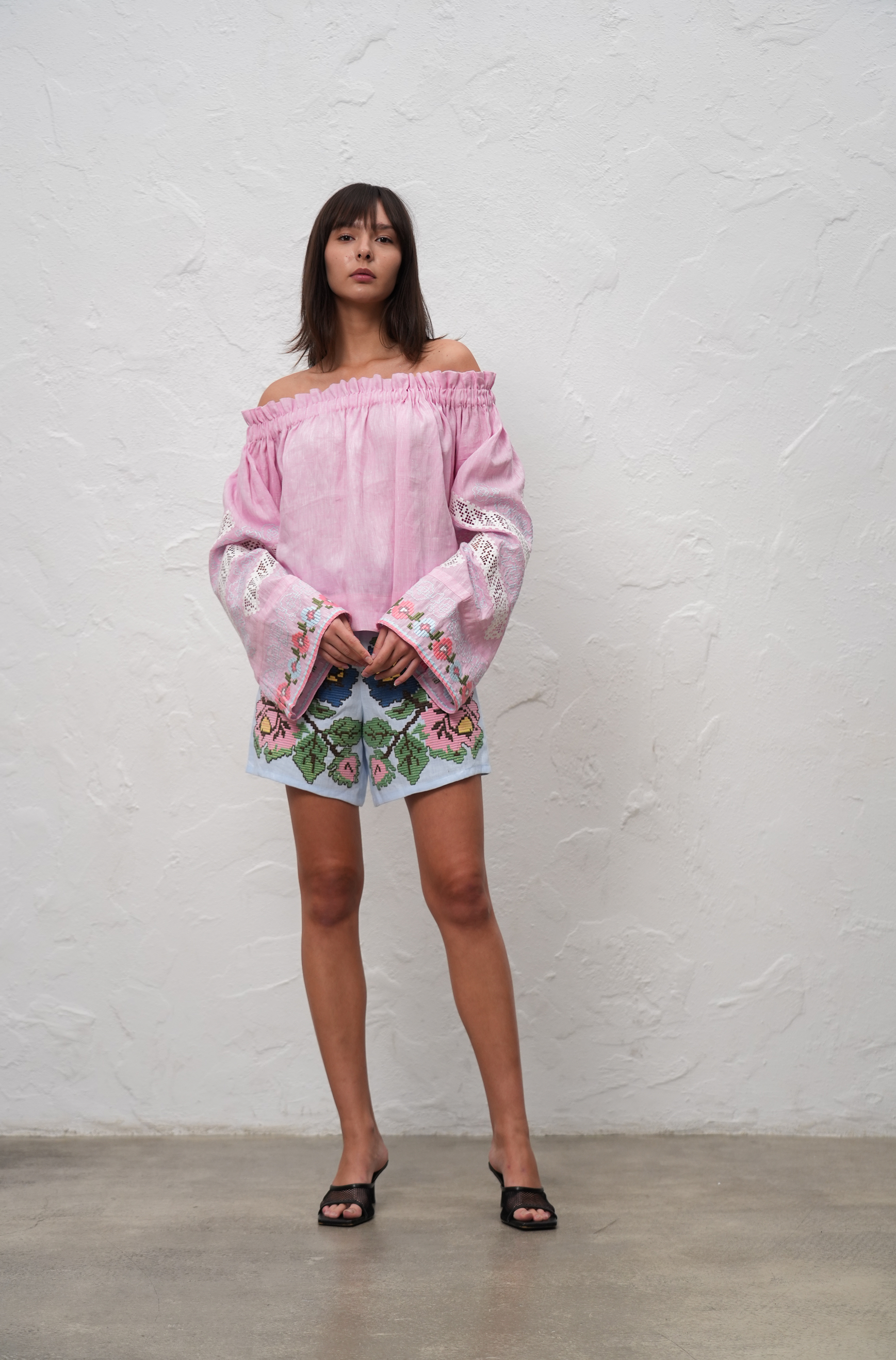 Elysian Whisper Off-the-Shoulder Blouse