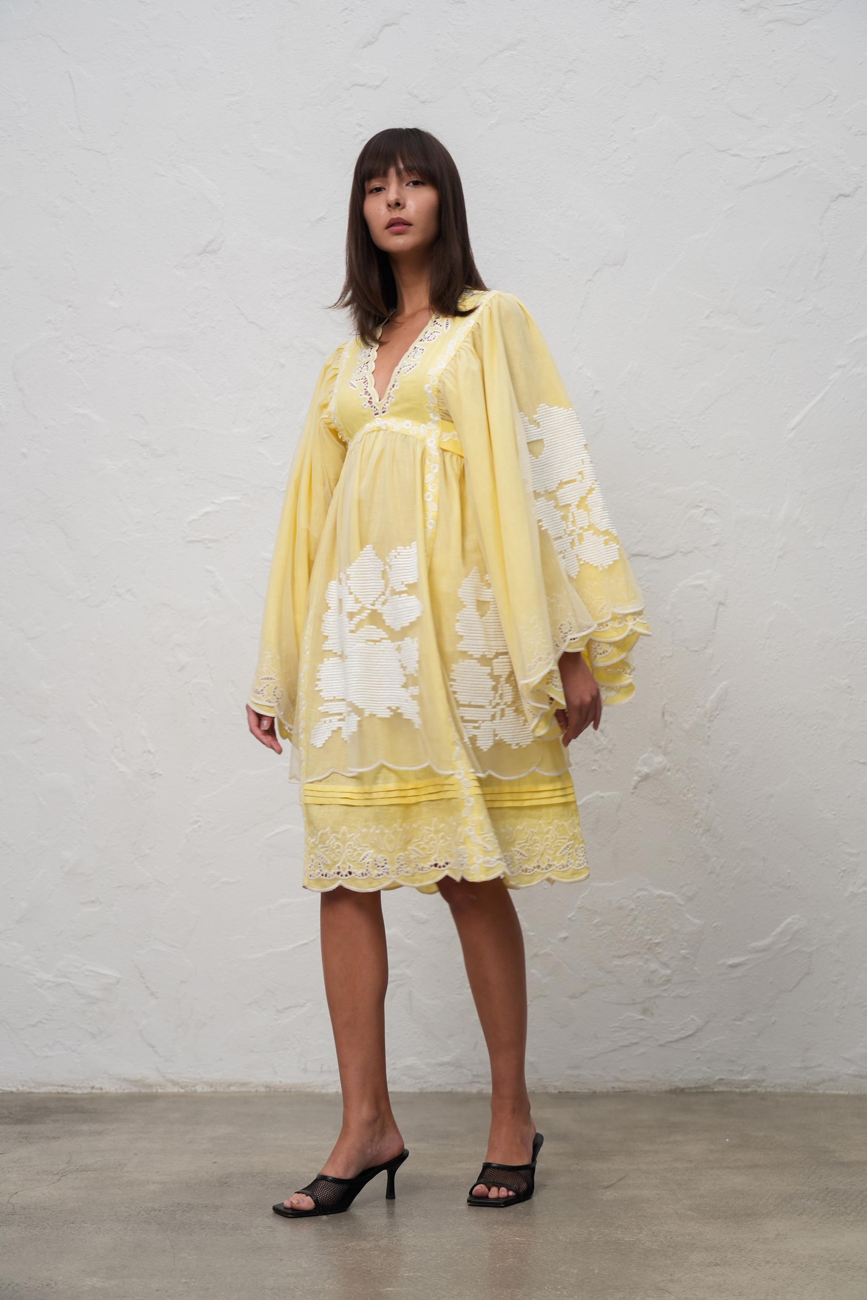 Eternal Meadow Linen Midi Dress