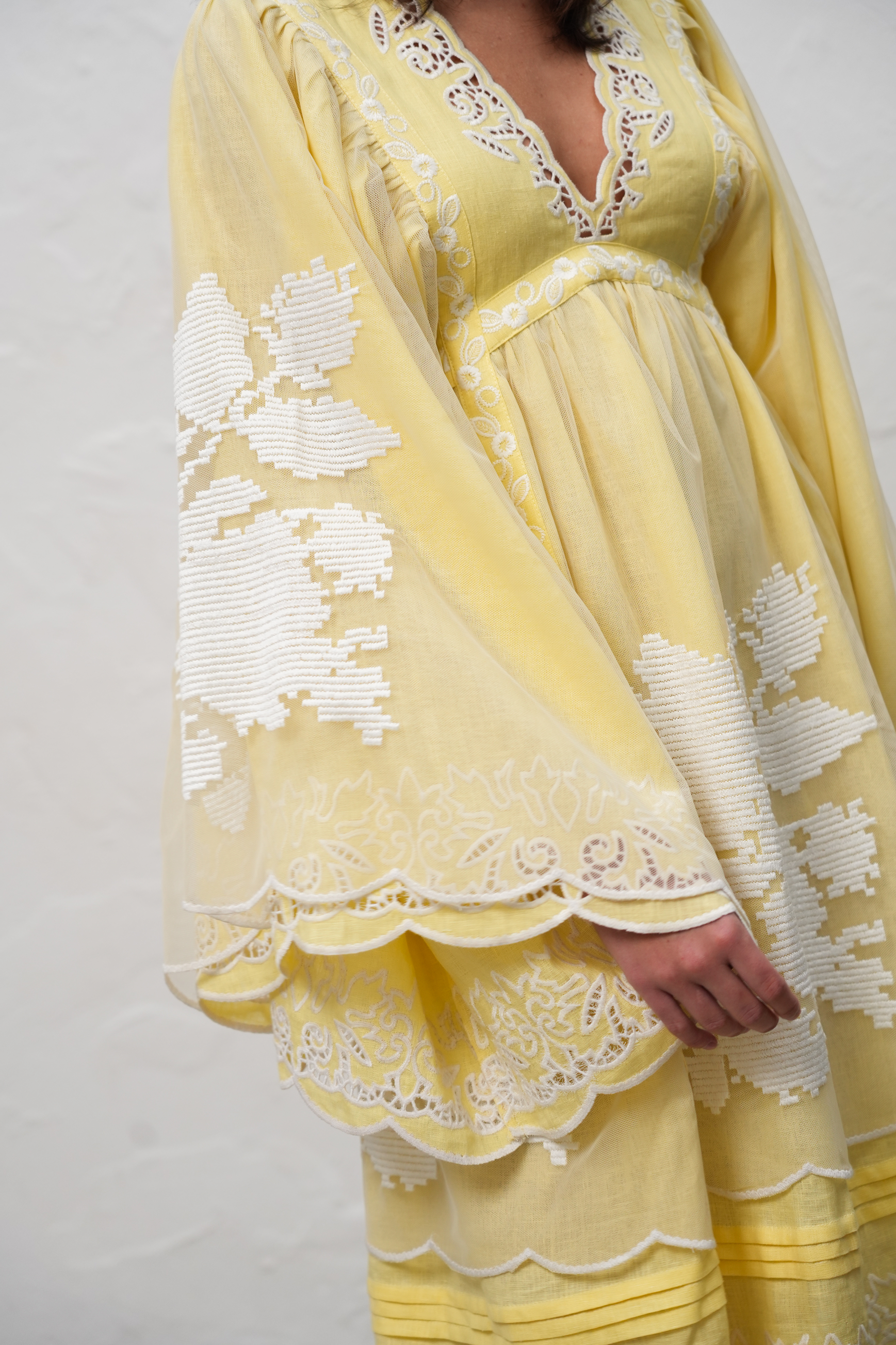 Eternal Meadow Linen Midi Dress