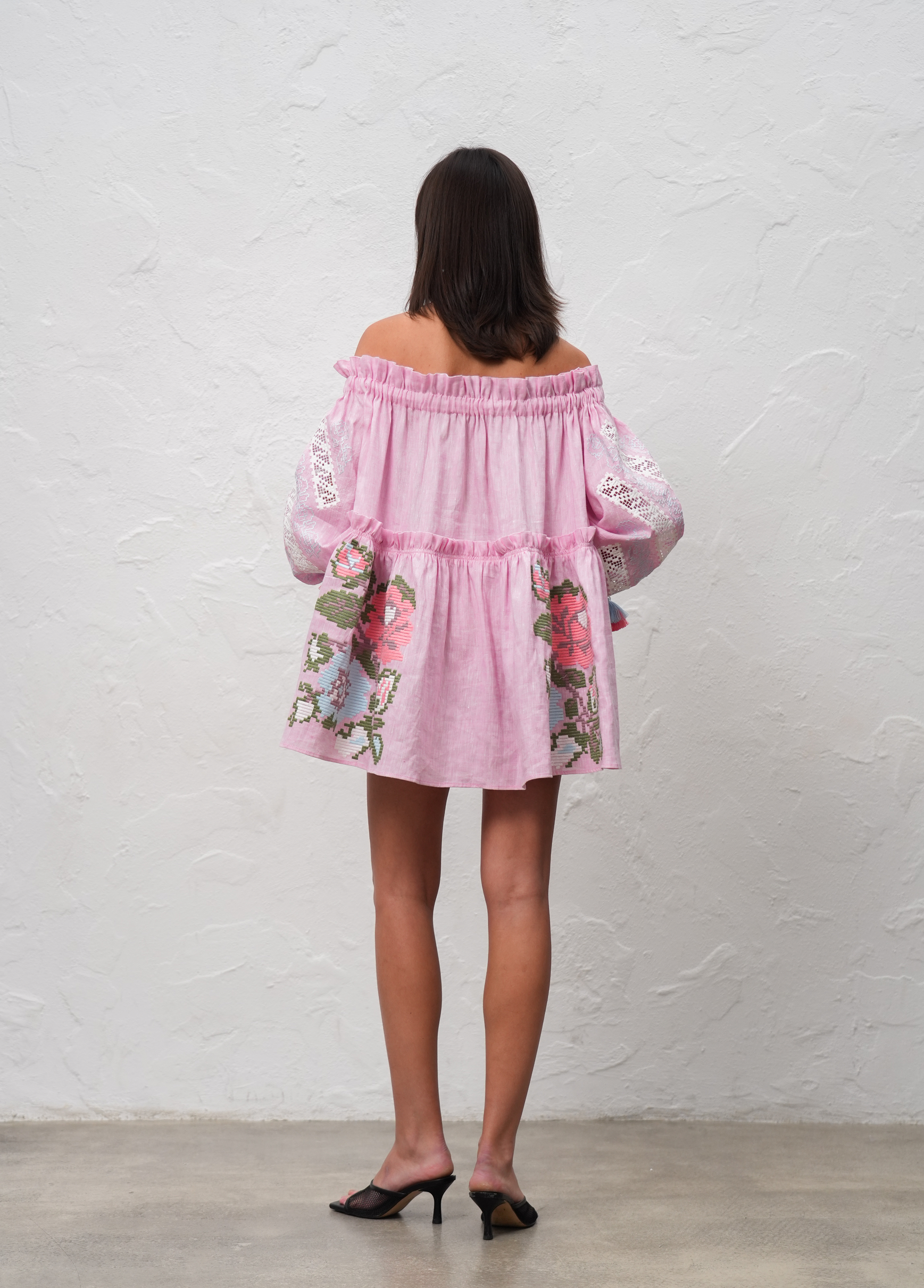 Міні-Сукня З Відкритими Плечима «Елісійський Шепіт»