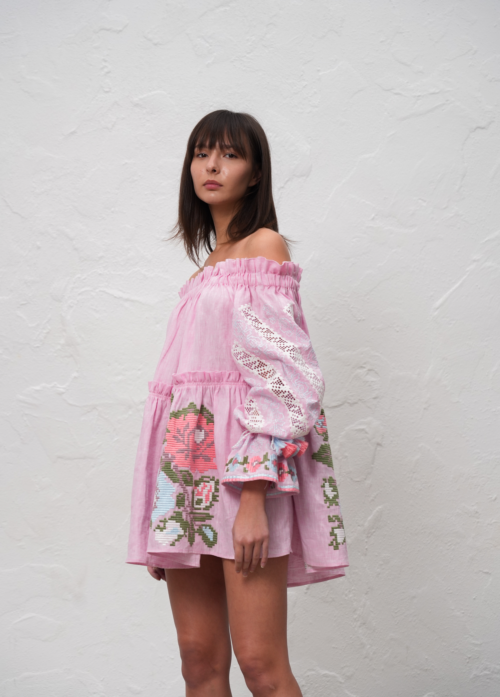 Міні-Сукня З Відкритими Плечима «Елісійський Шепіт»