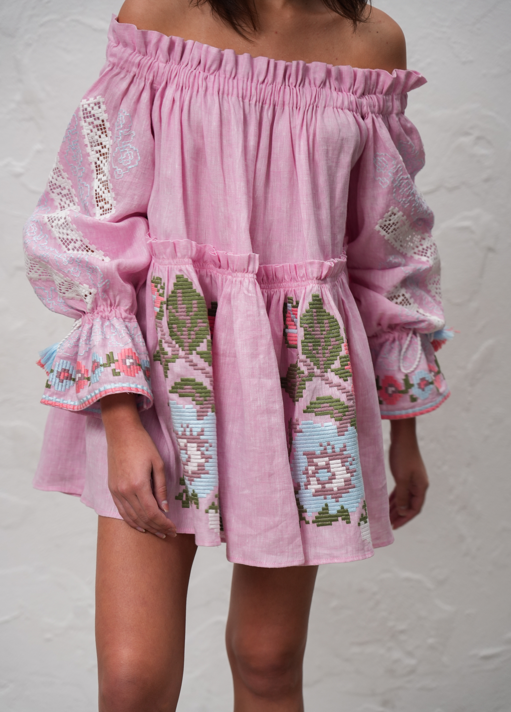 Міні-Сукня З Відкритими Плечима «Елісійський Шепіт»