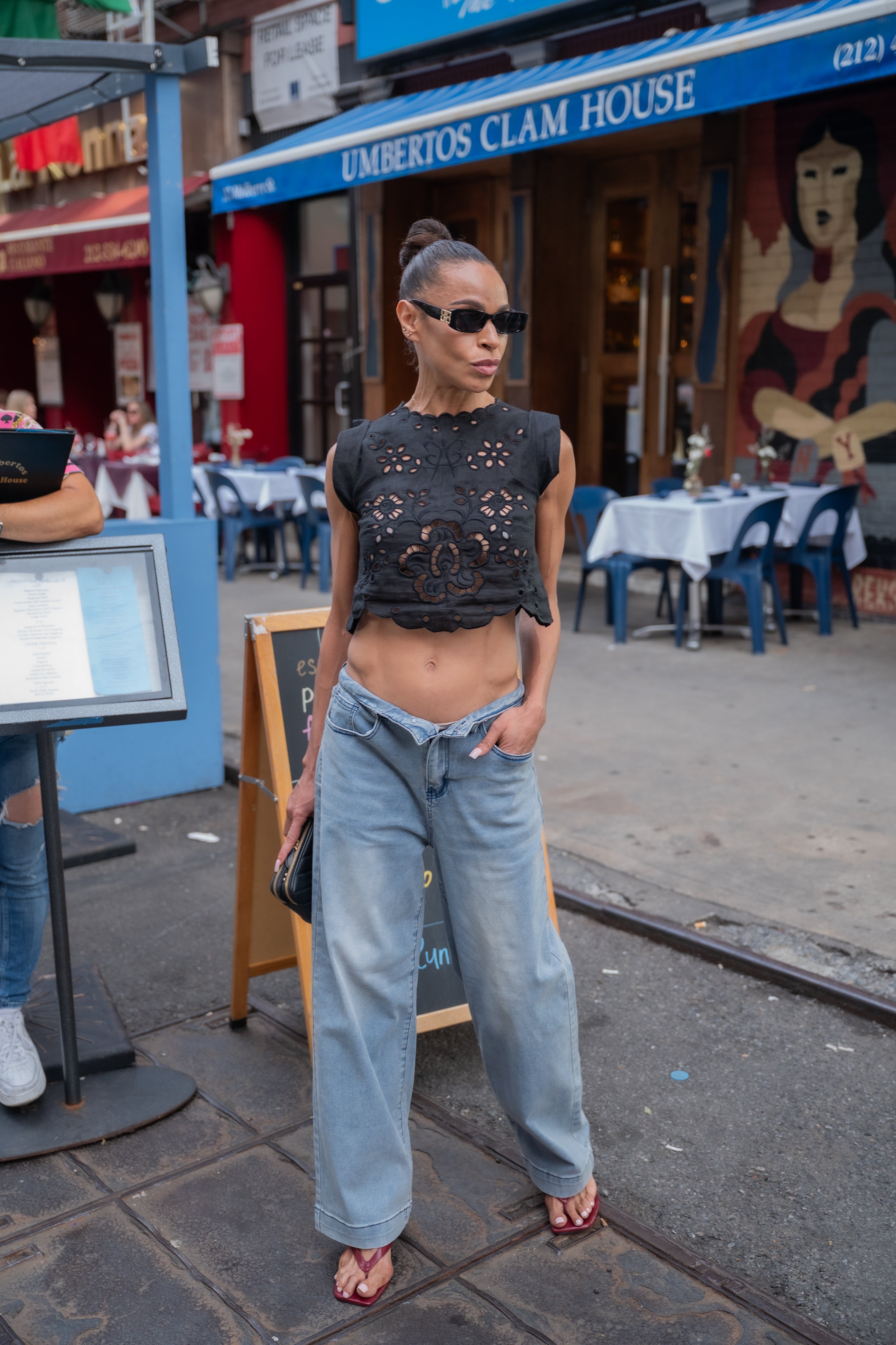 Celestial Garden Sleeveless Crop Top