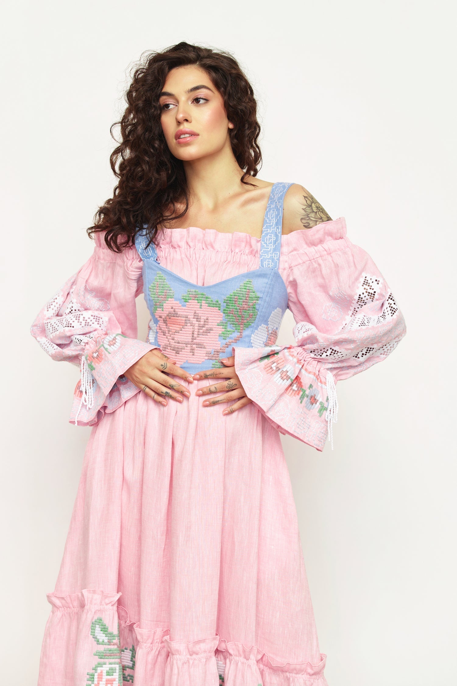 Annabo "Elysian Whisper" Corset Baby Blue