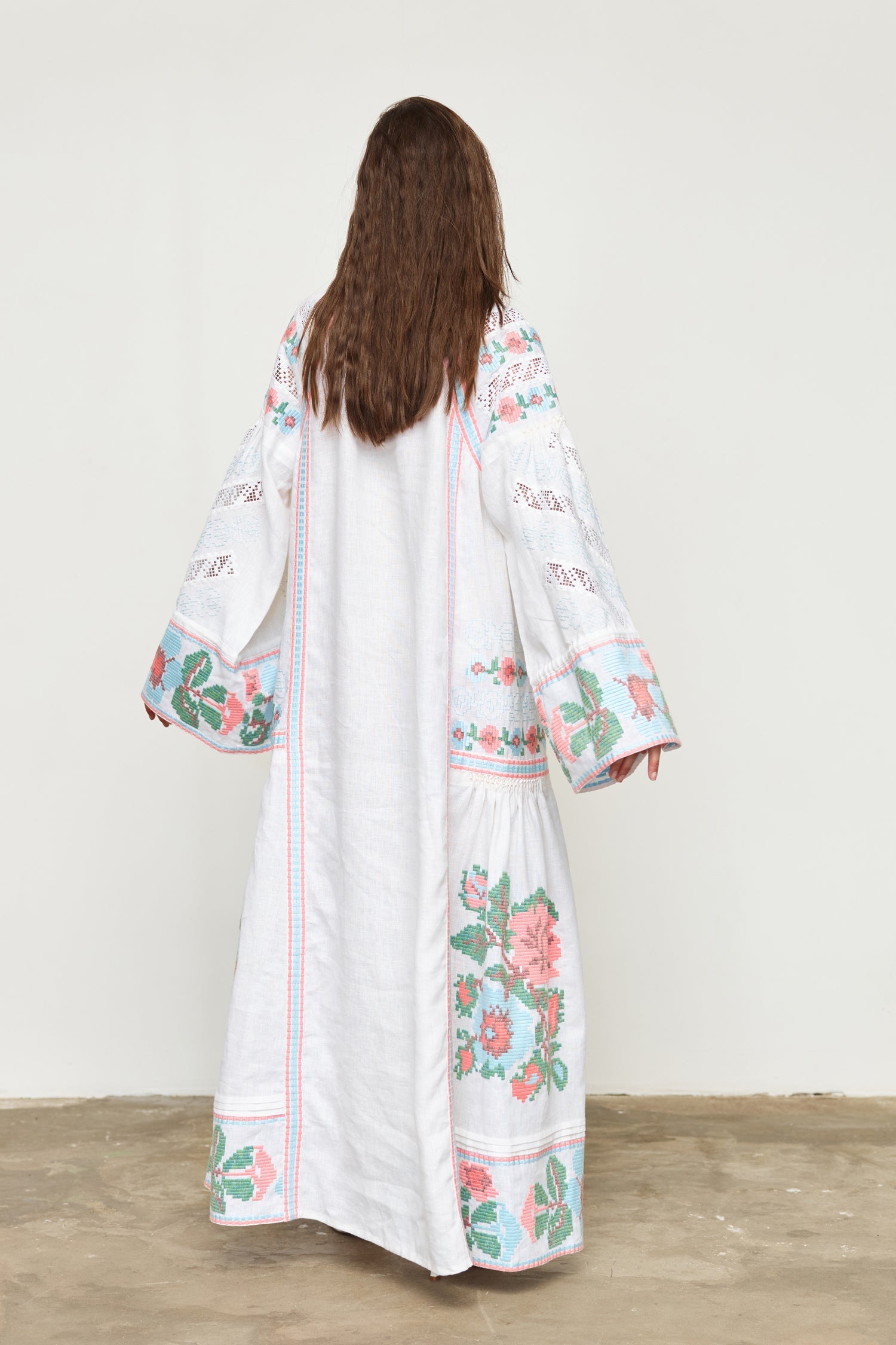 Annabo "Elysian Whisper" Maxi Dress White