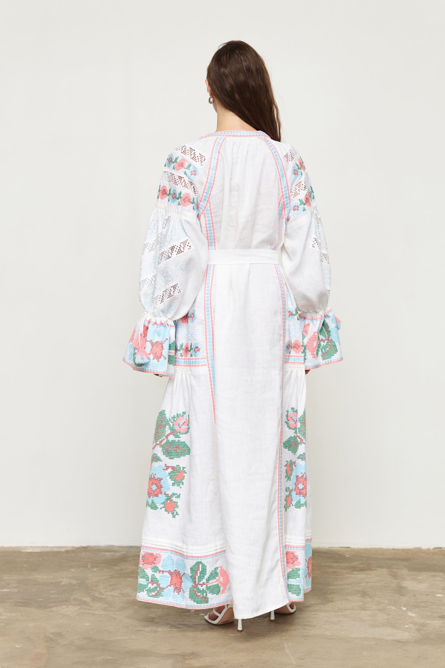 Annabo "Elysian Whisper" Maxi Dress White