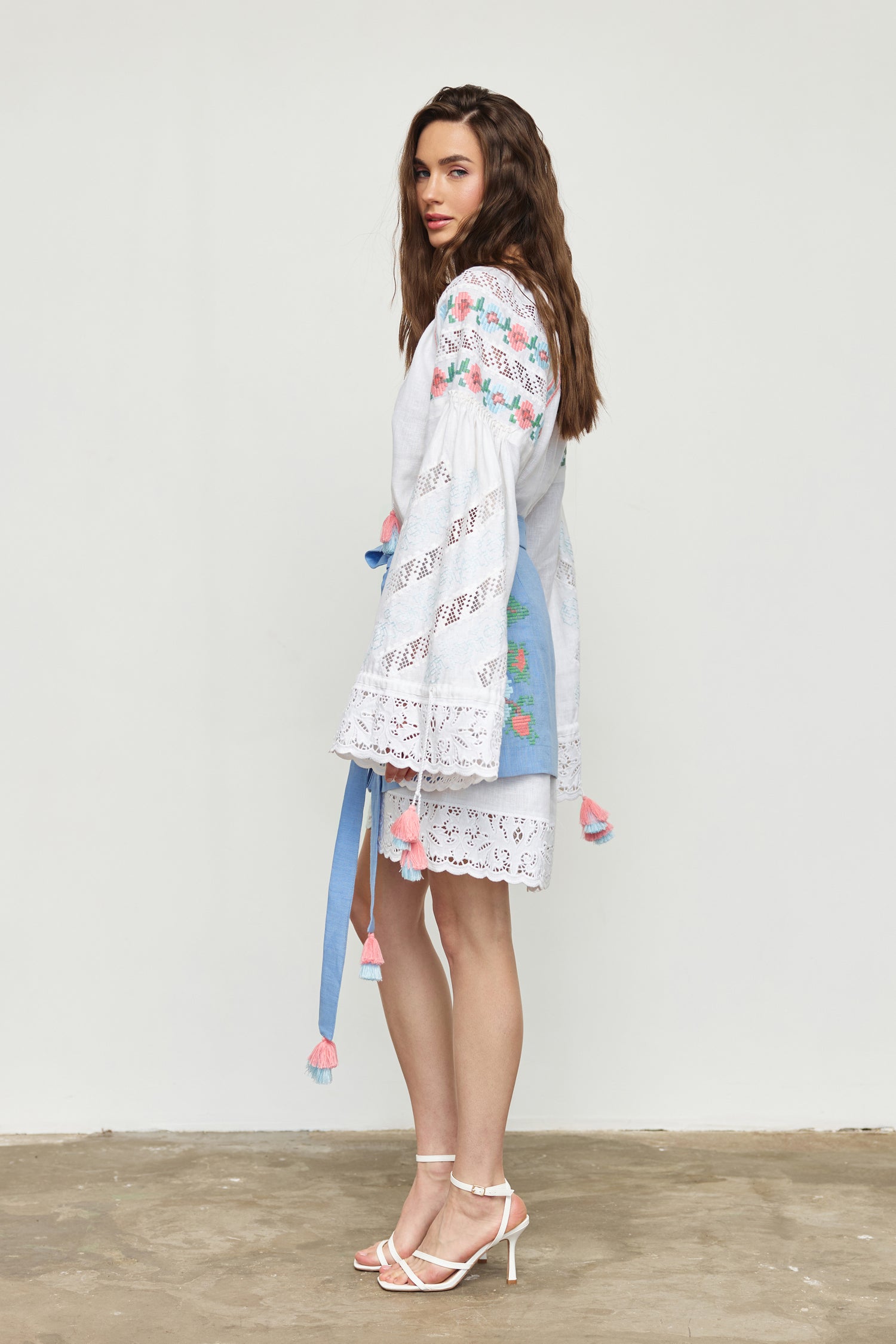 Annabo "Elysian Whisper" Tunic White