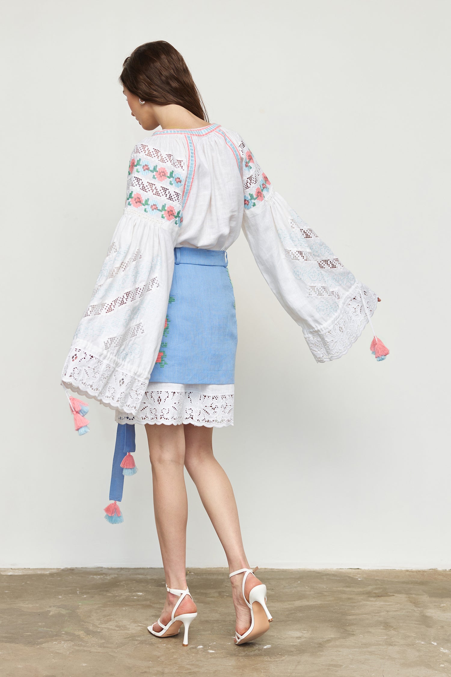 Annabo "Elysian Whisper" Tunic White