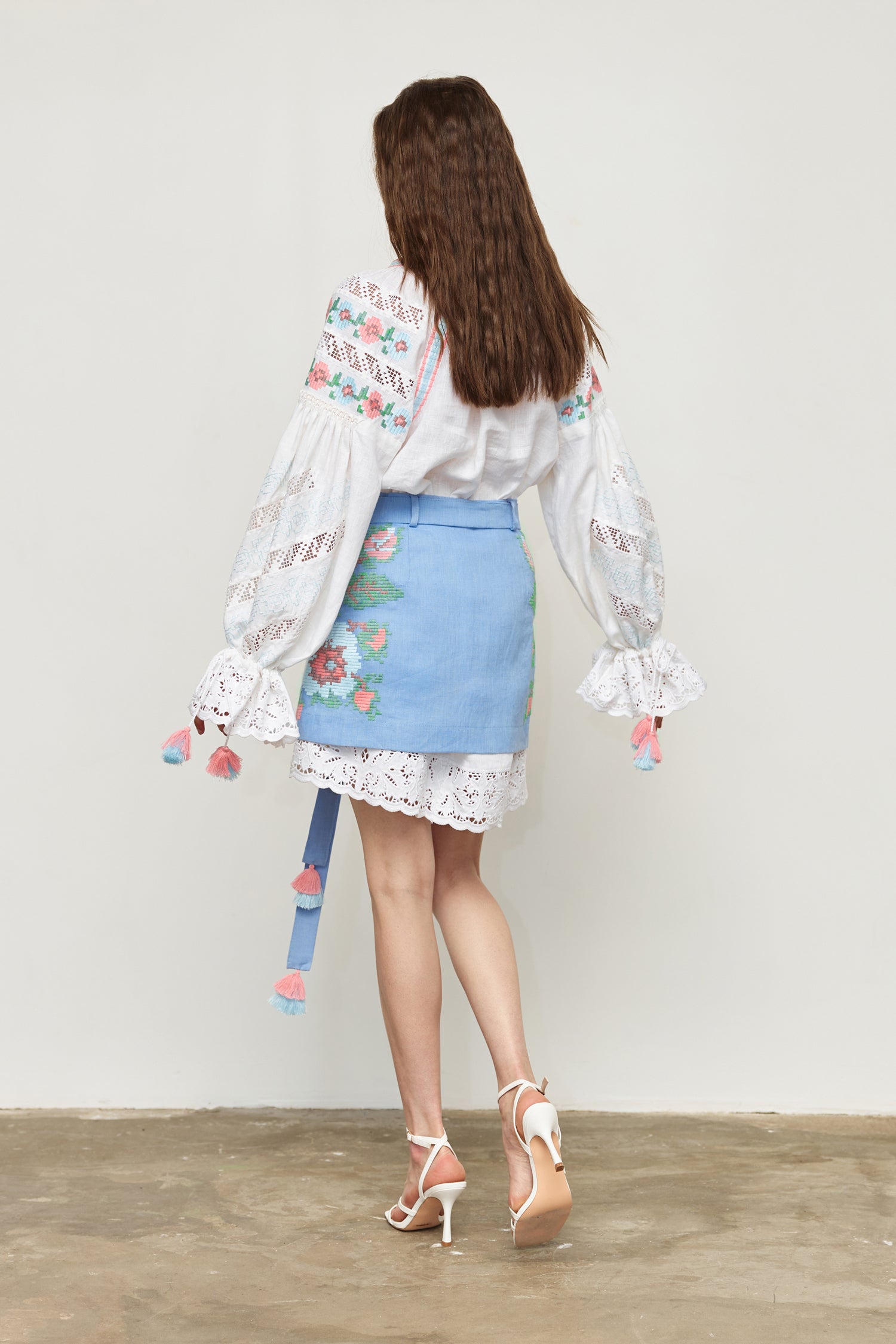 Annabo "Elysian Whisper" Tunic White