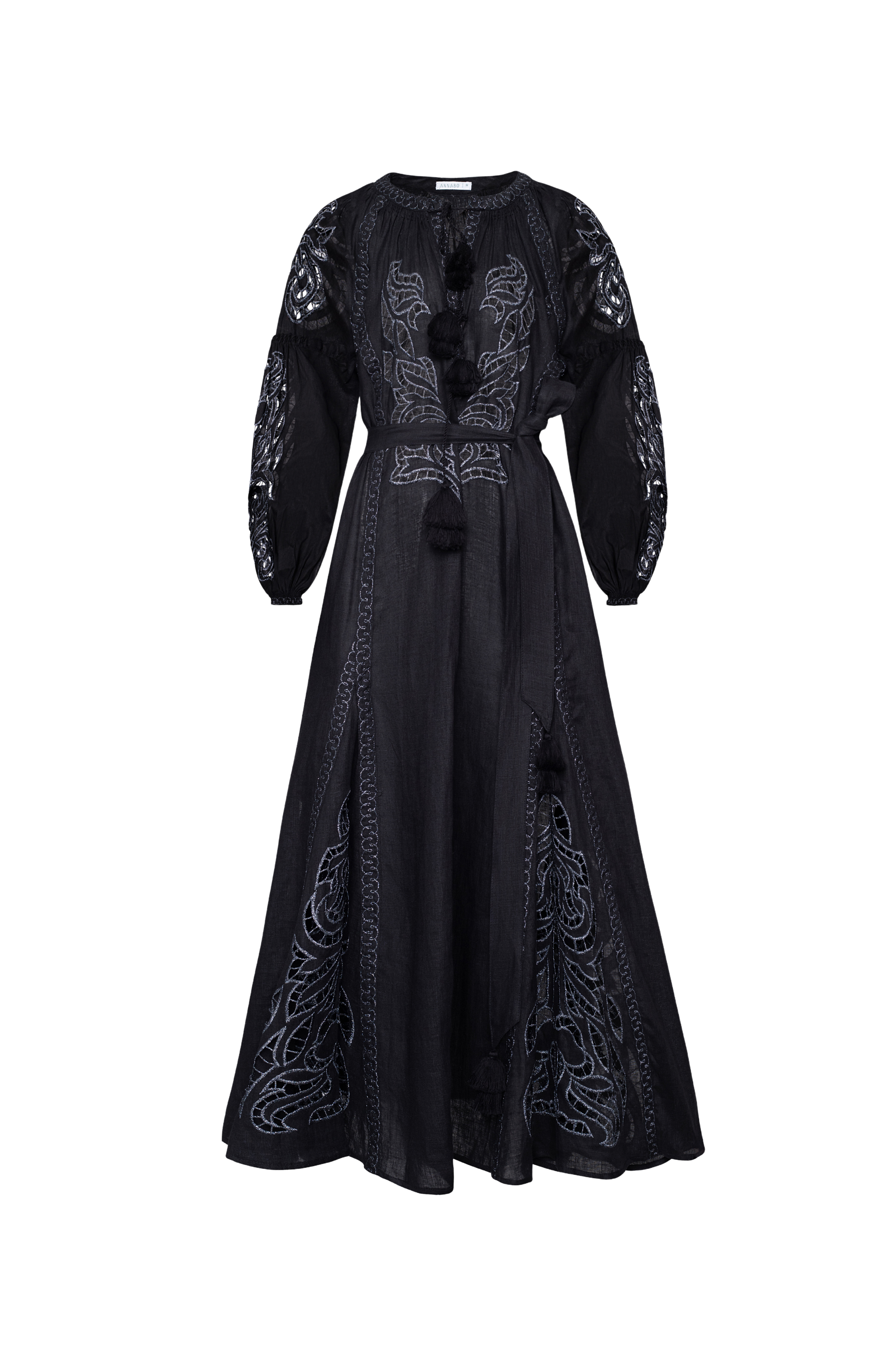 Annabo Midnight Flora Maxi Dress