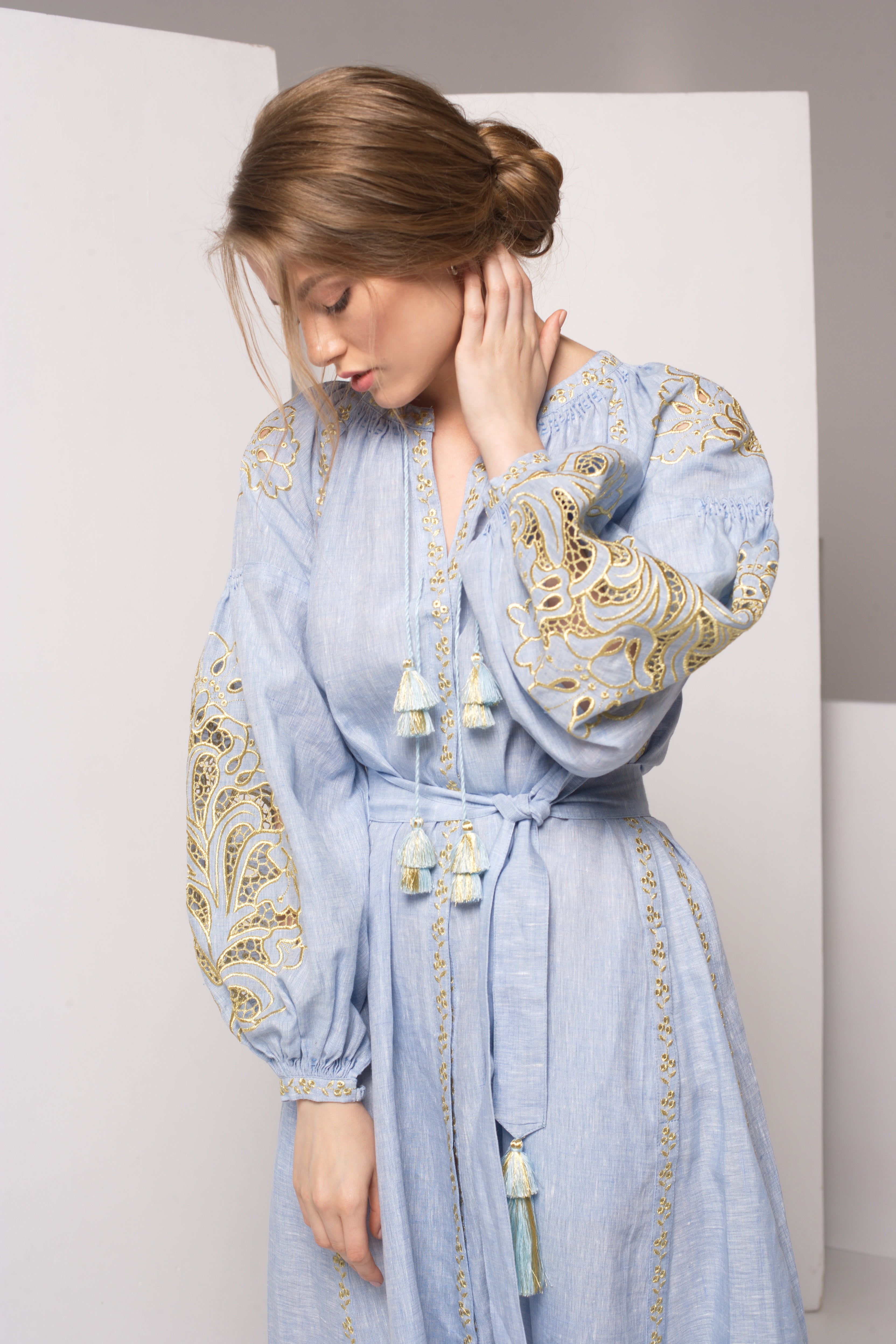 Annabo Nizhnist Richelieu Maxi Dress