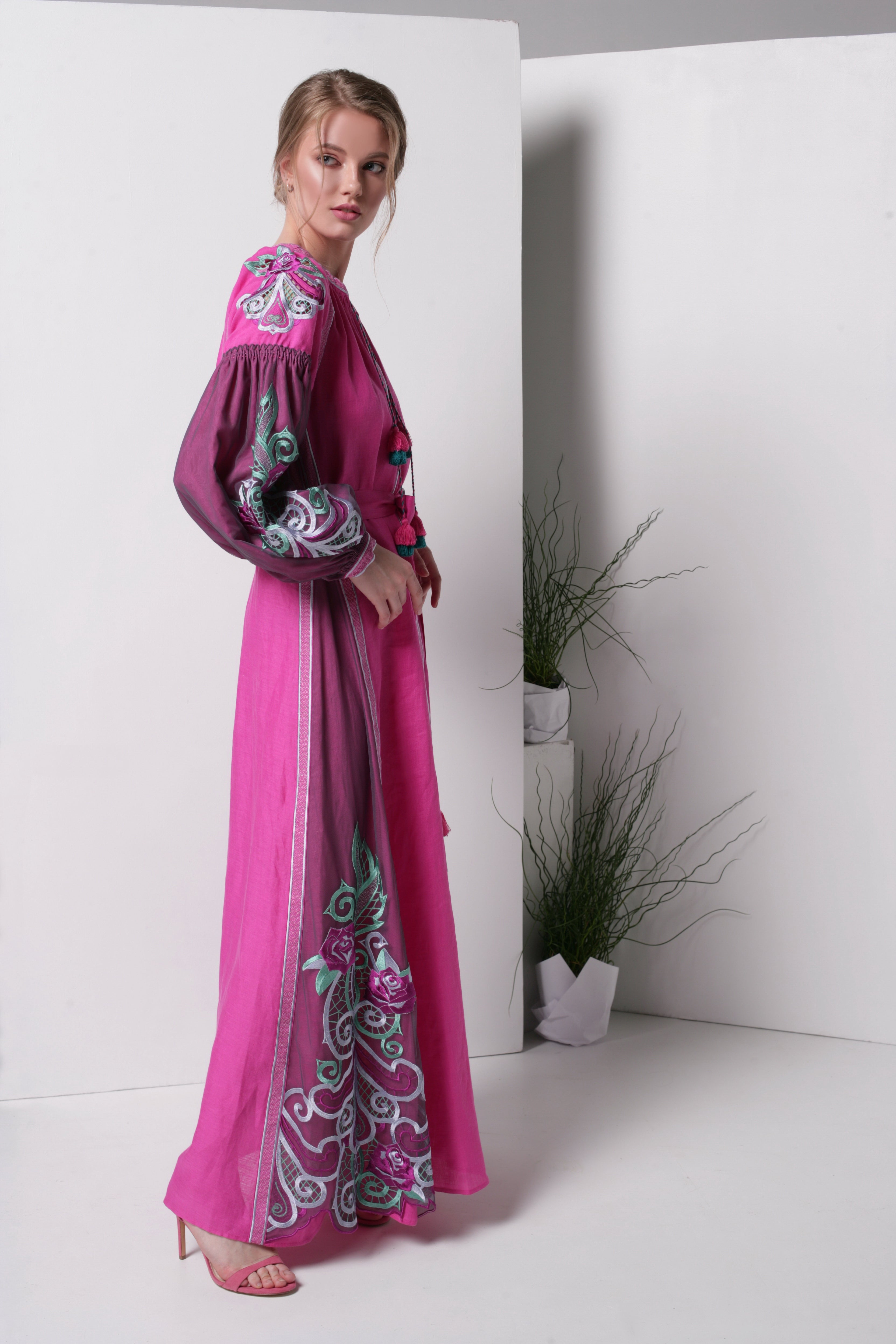 Annabo Rose Pink Maxi Dress