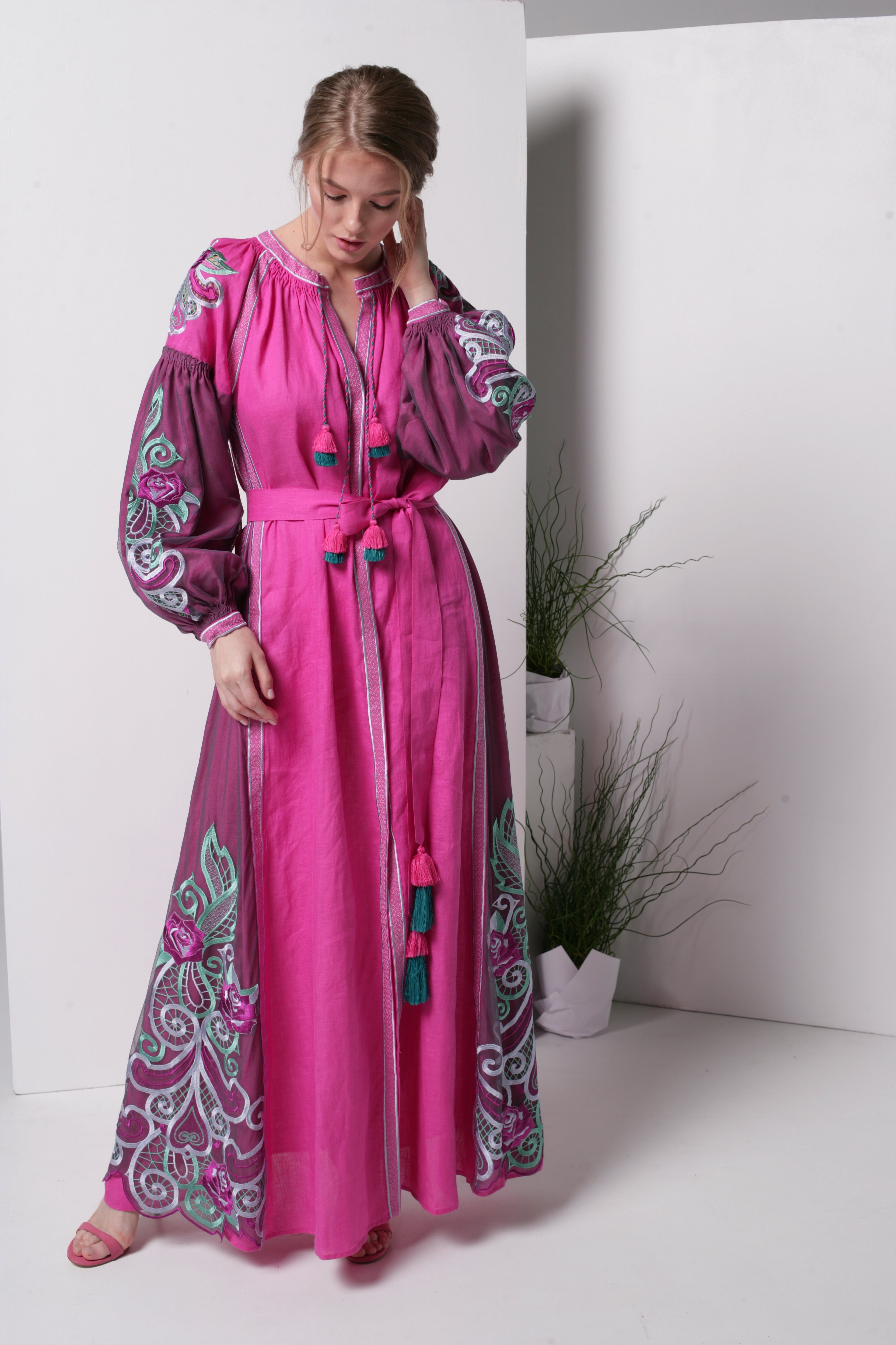 Annabo Rose Pink Maxi Dress