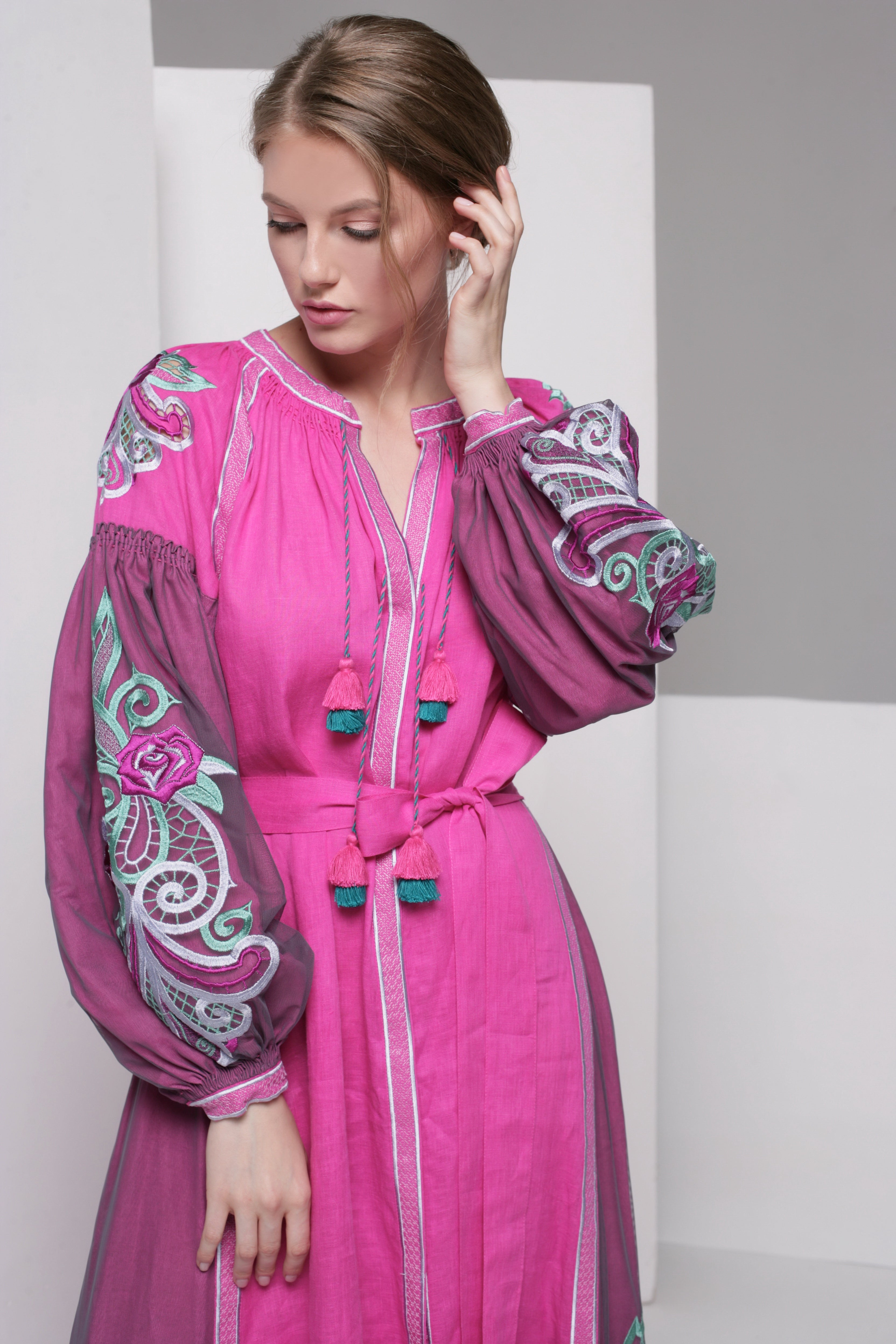 Annabo Rose Pink Maxi Dress