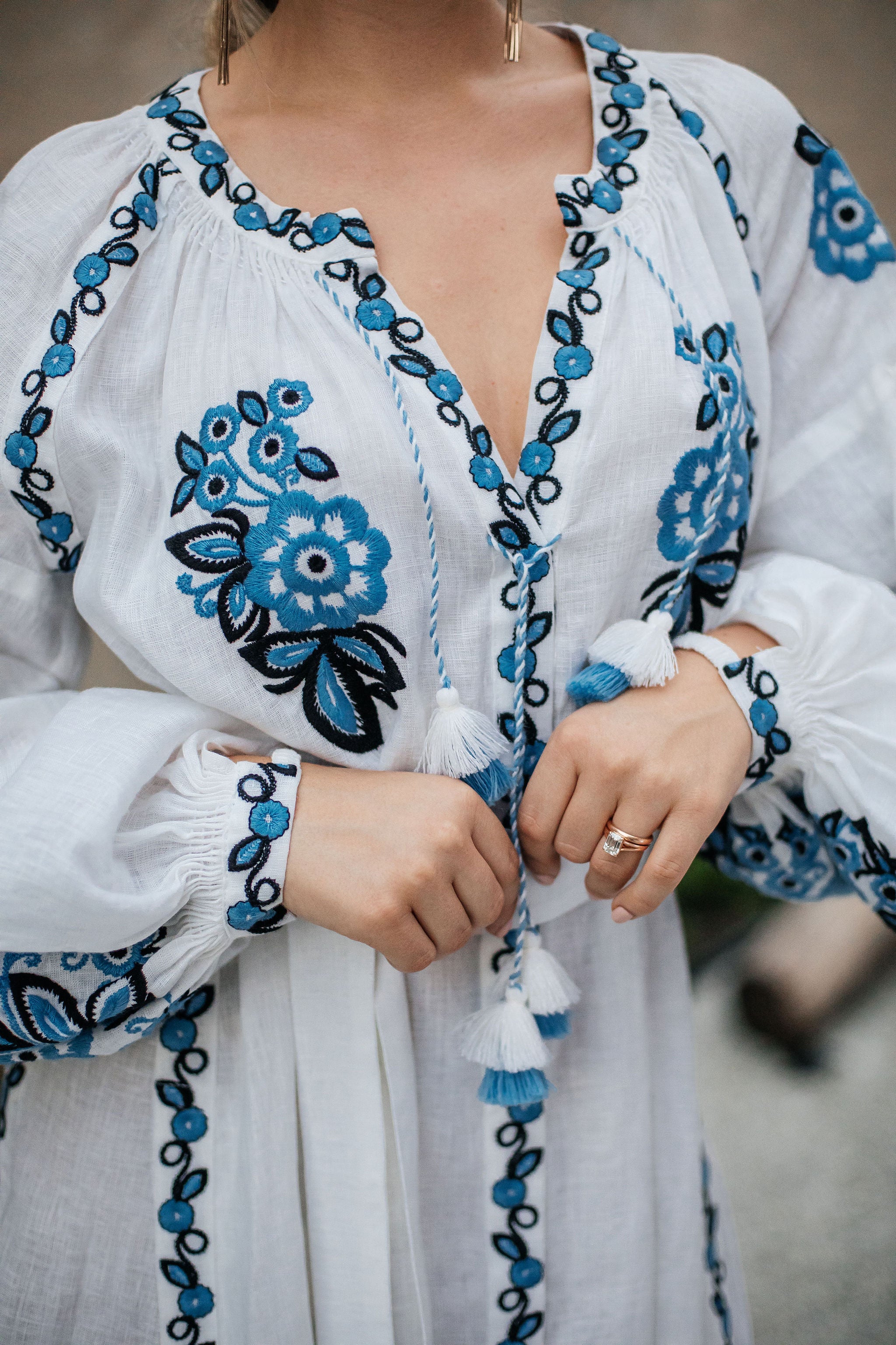 Annabo Pivni White Maxi Dress