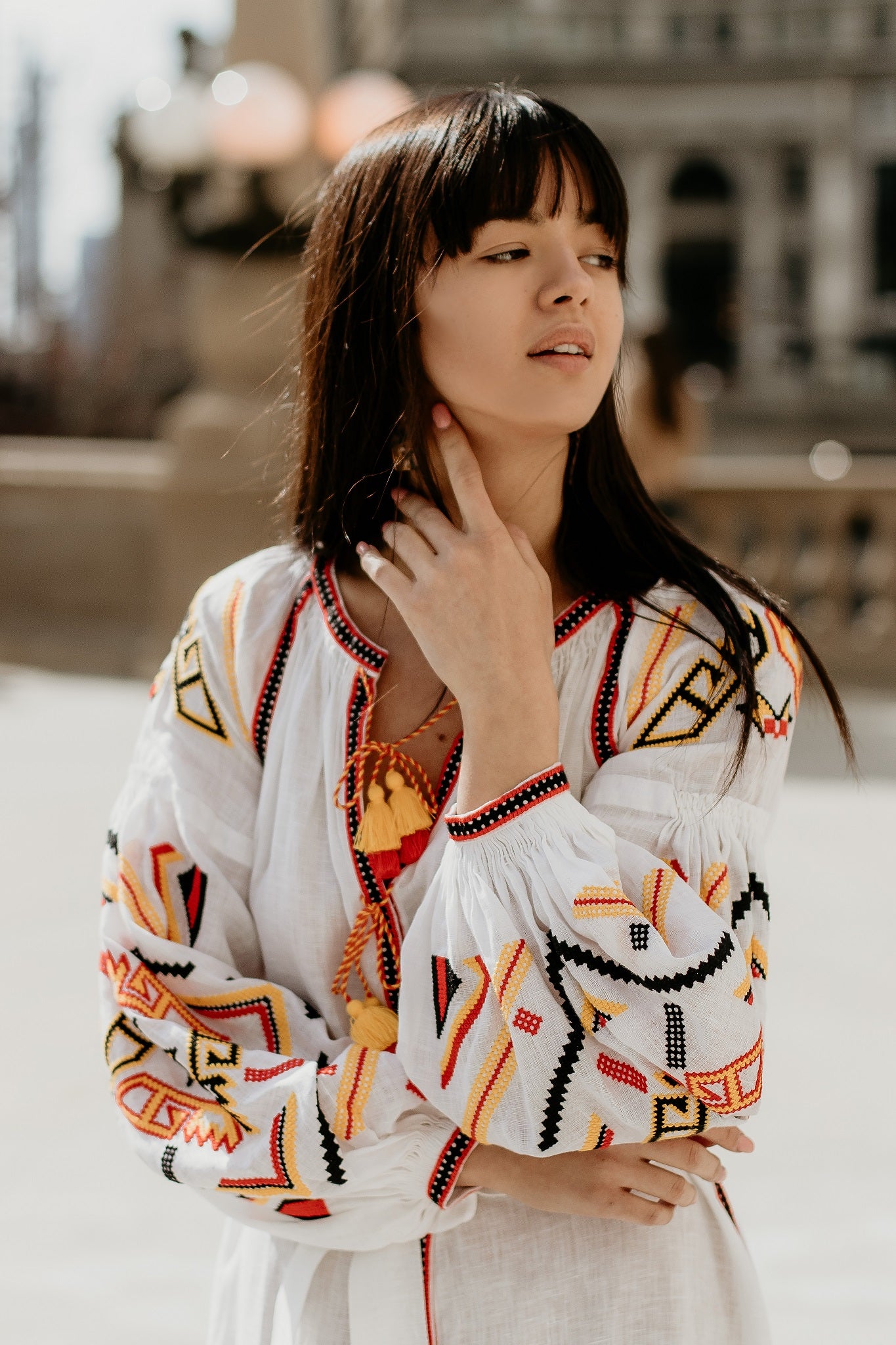 Annabo Styhia White Maxi Dress