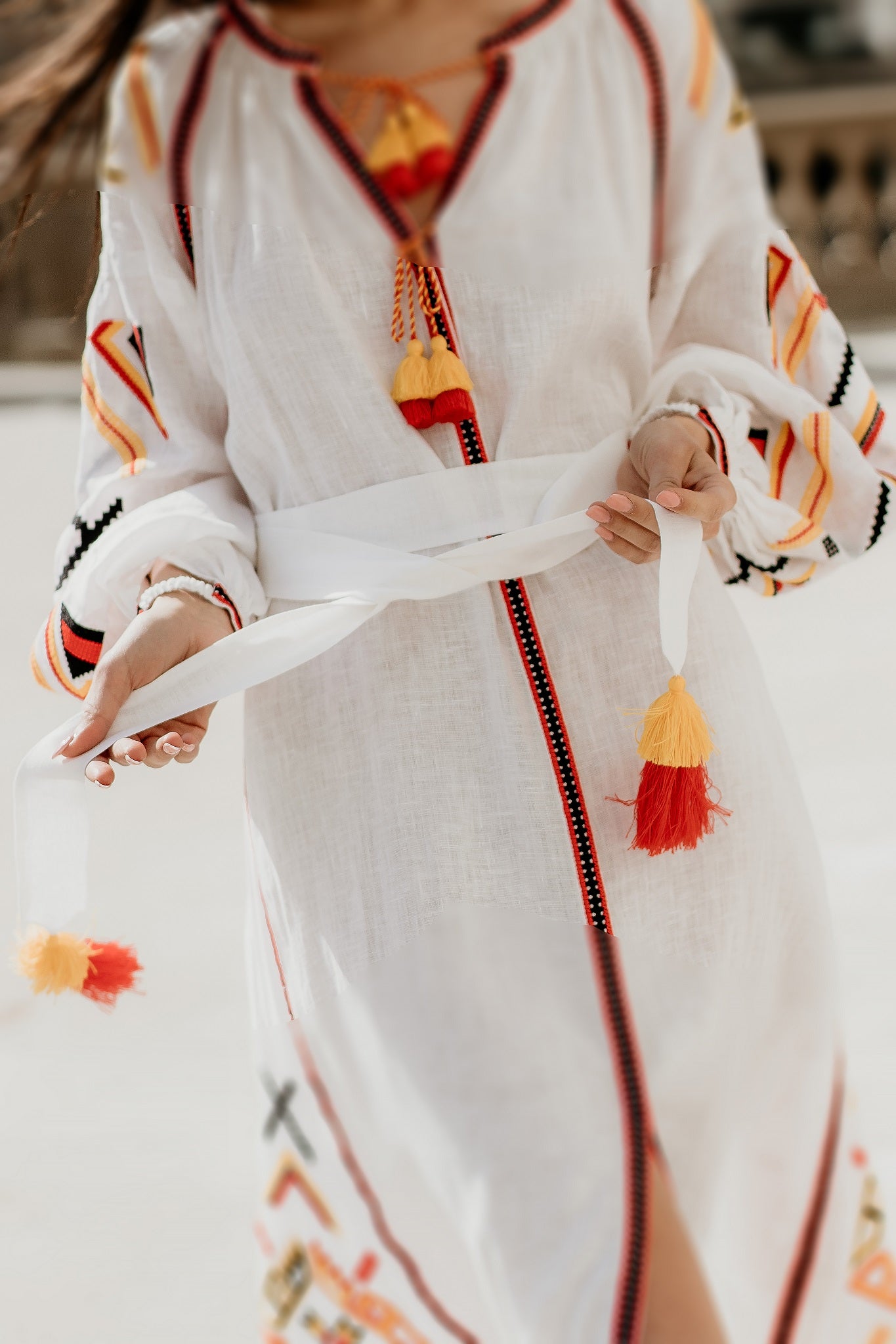 Annabo Styhia White Maxi Dress