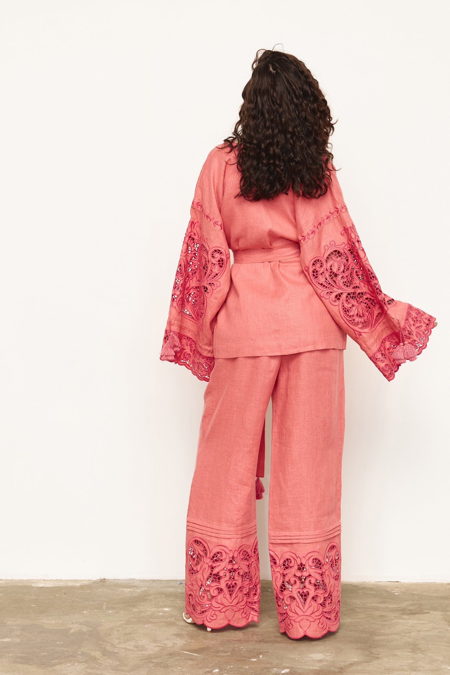 Annabo "Versailles Echo" Pants Coral