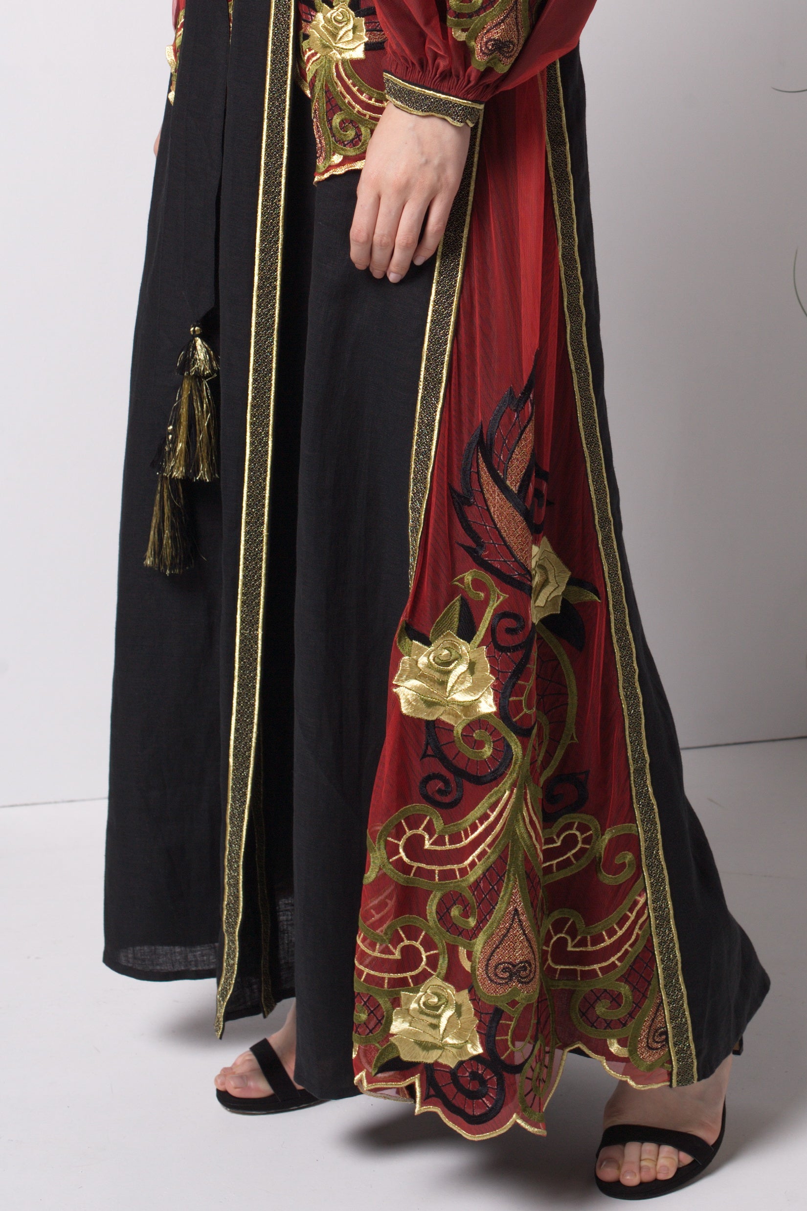 Annabo Rose Black Maxi Dress