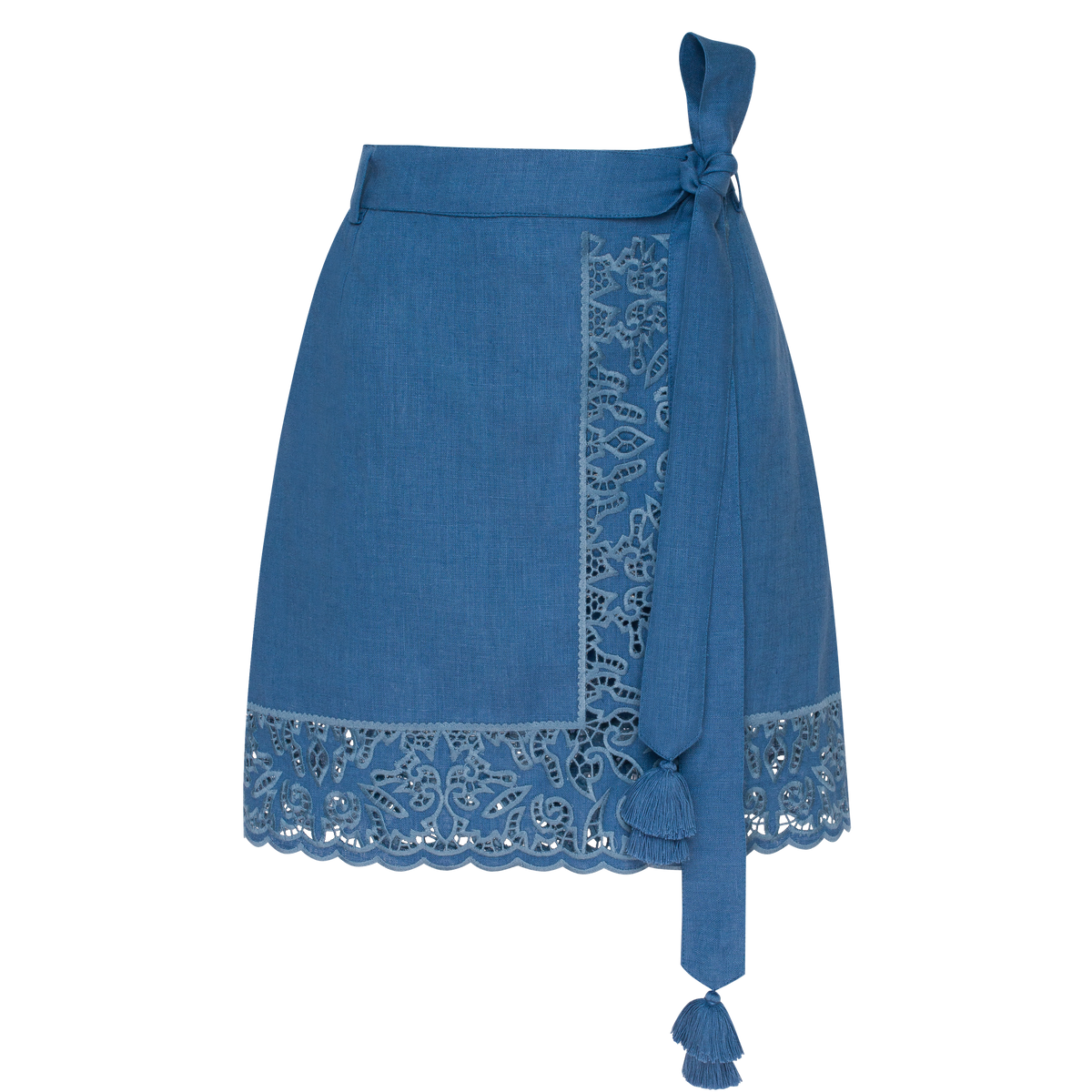 Spring Mirage Wrap MIni Skirt