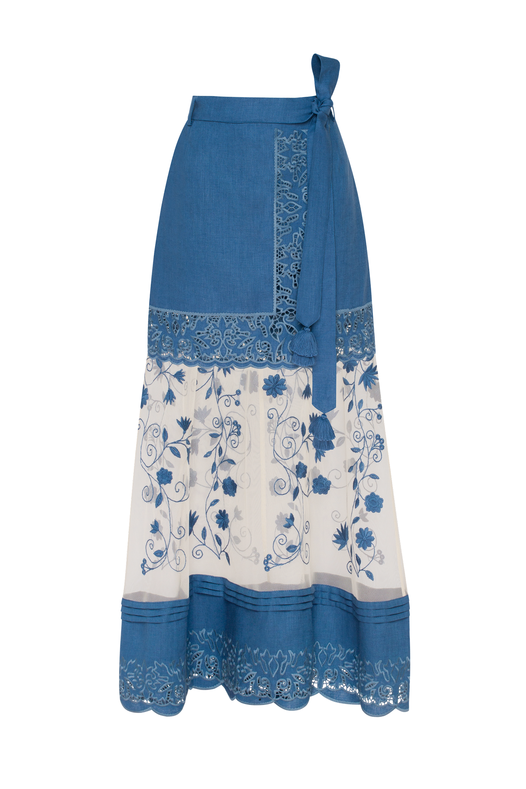 Spring Mirage Mesh Maxi Skirt