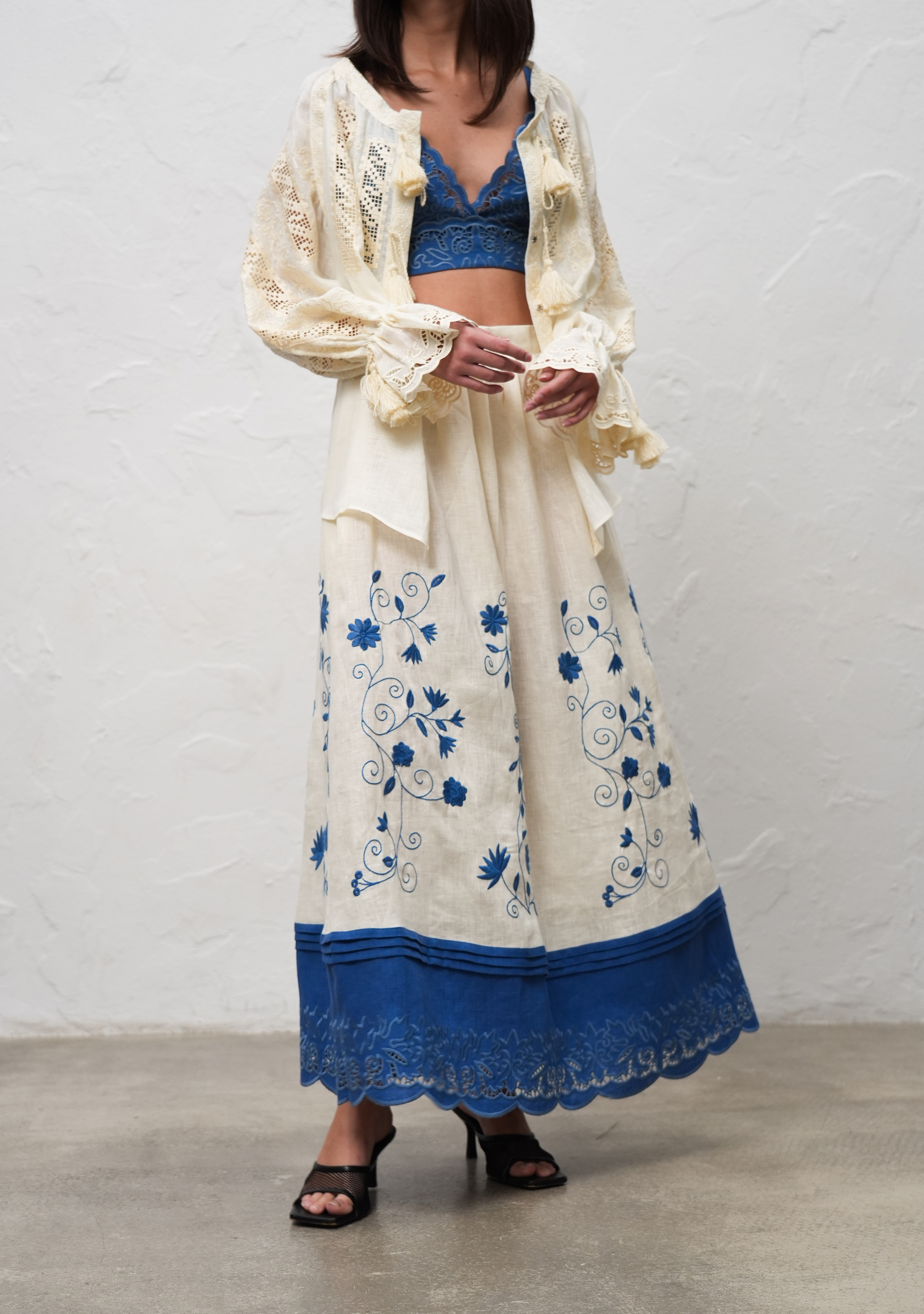 Spring Mirage Maxi Skirt