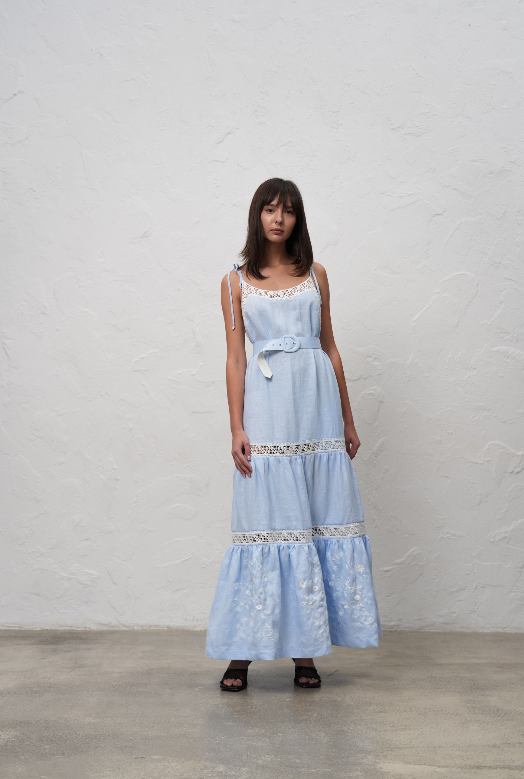 Spring Mirage Tiered Maxi Sundress
