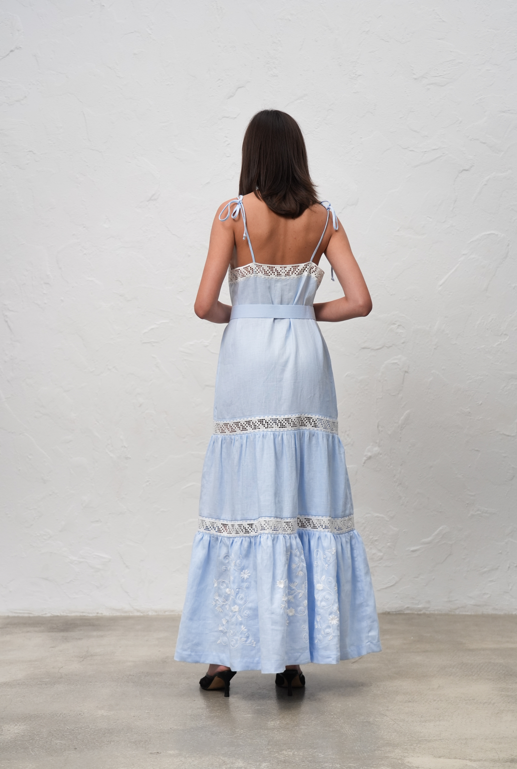 Spring Mirage Tiered Maxi Sundress
