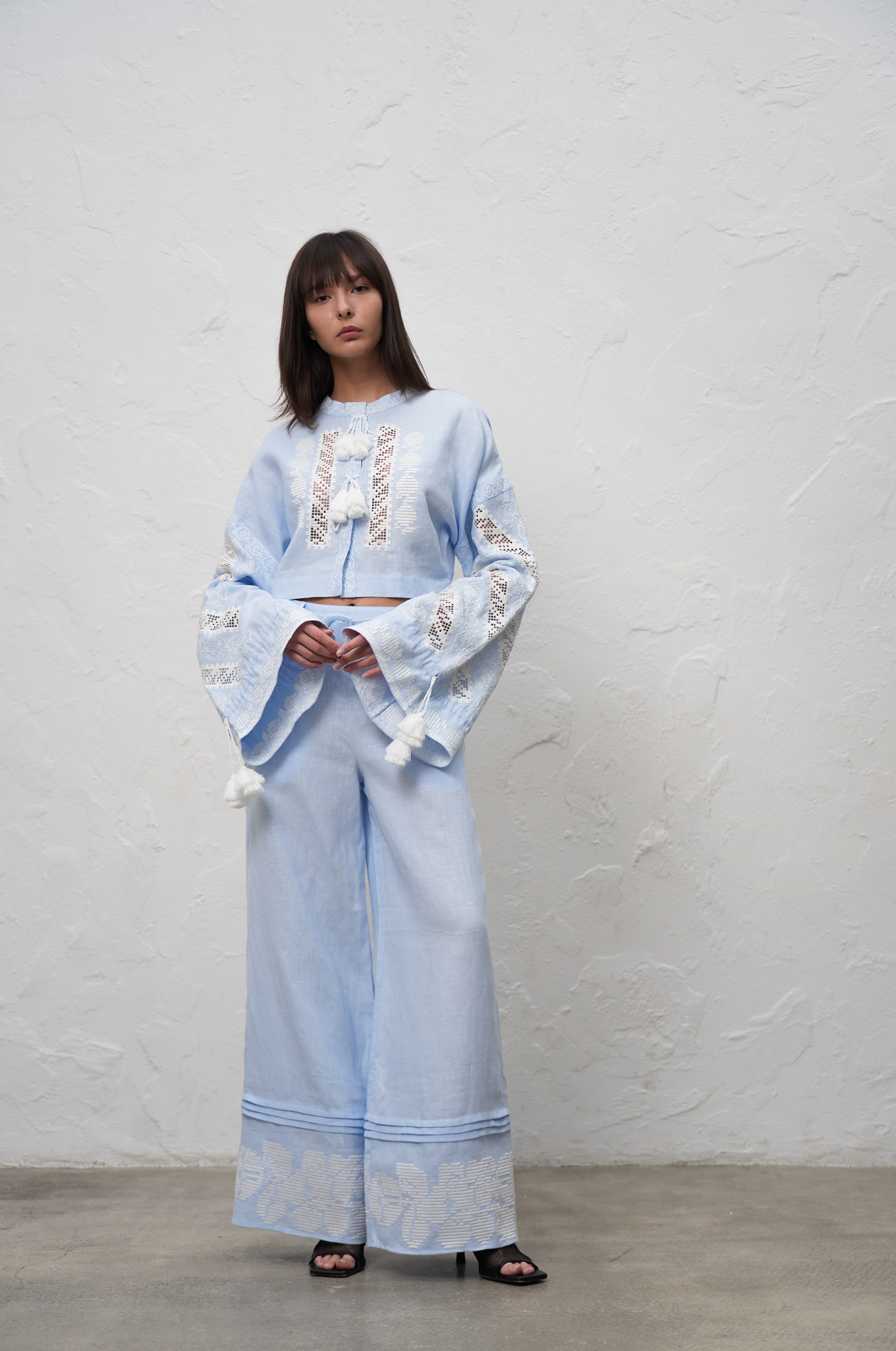 Desert Rose Cropped Blouse