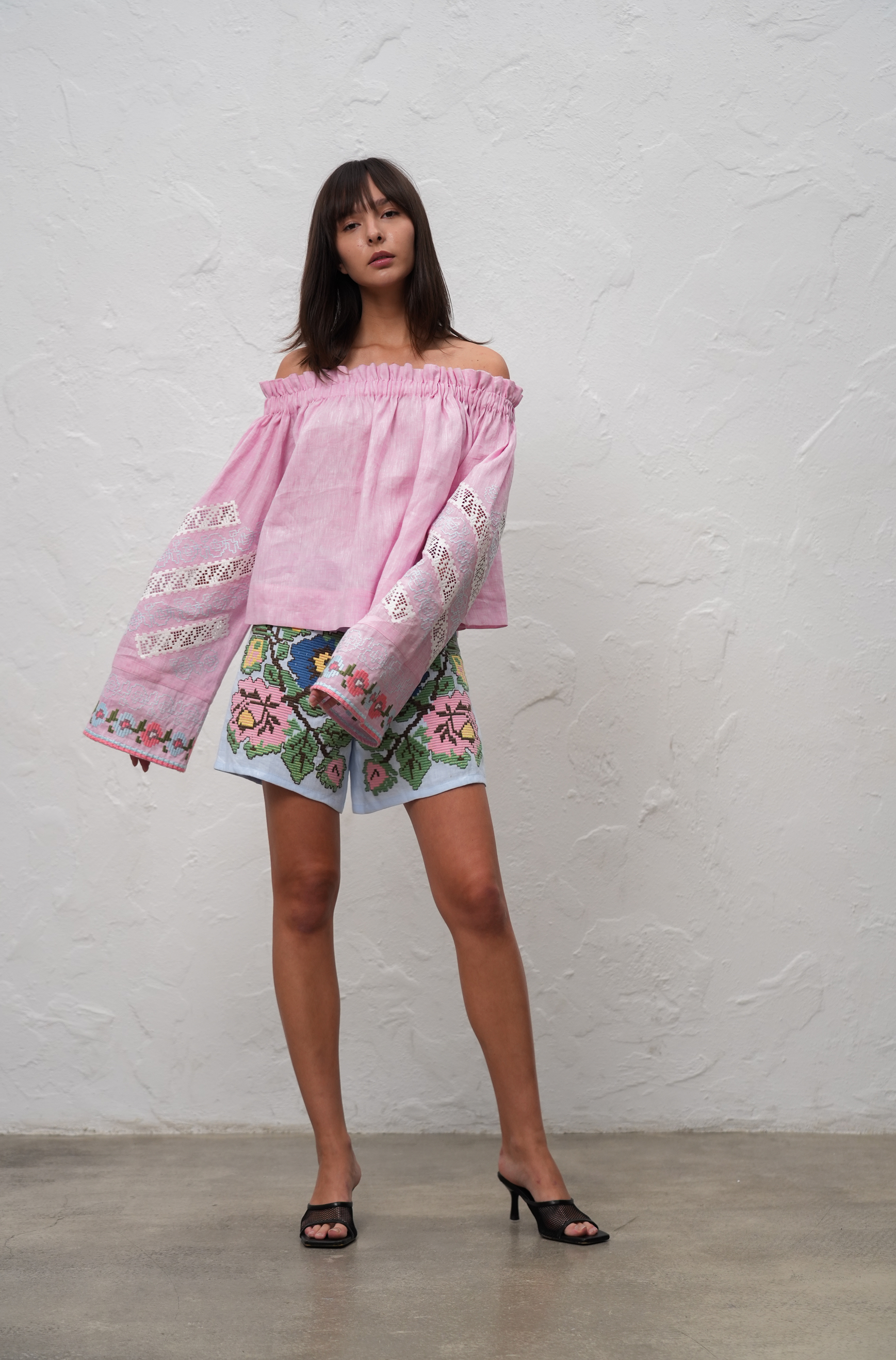 Elysian Whisper Off-the-Shoulder Blouse