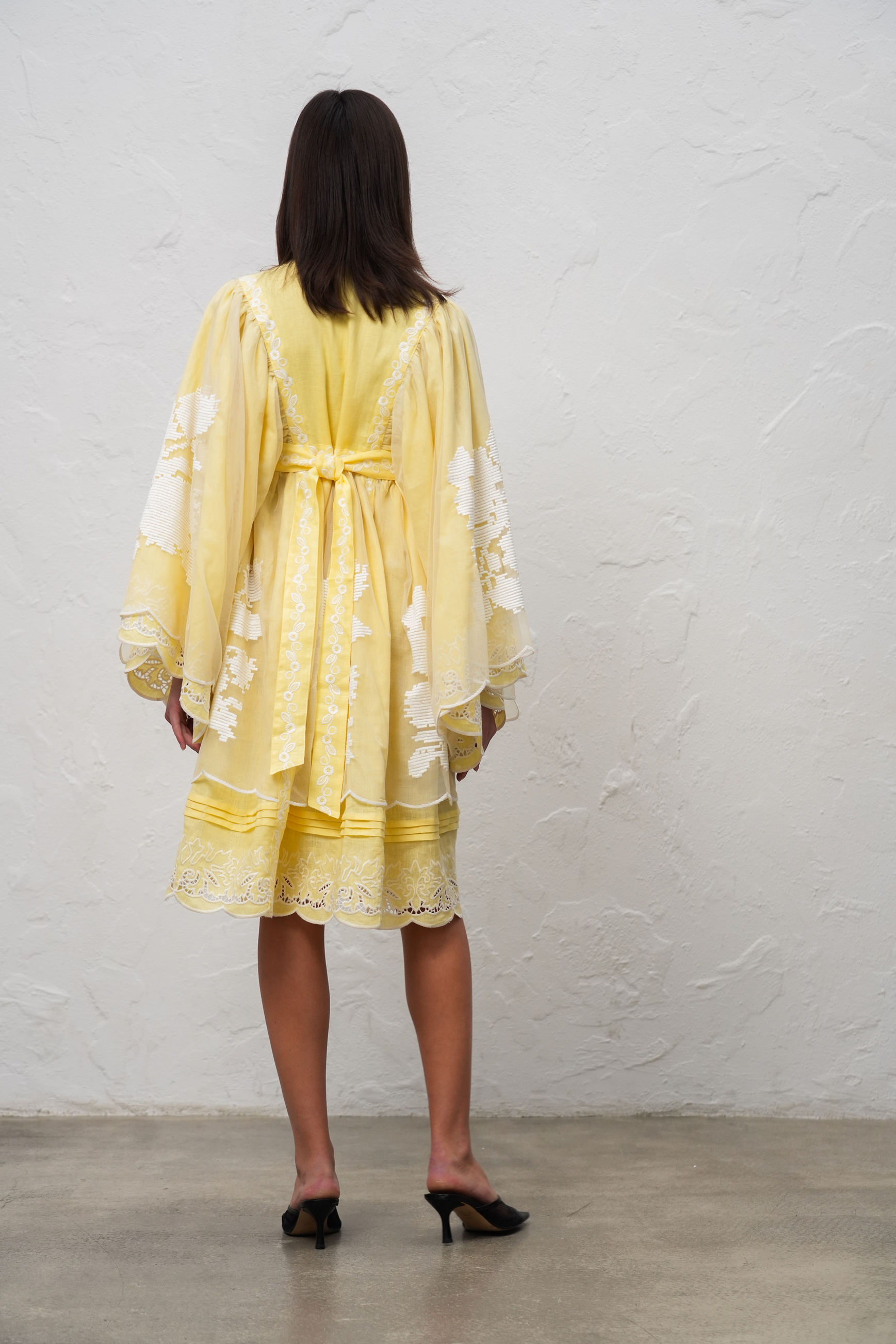 Eternal Meadow Linen Midi Dress