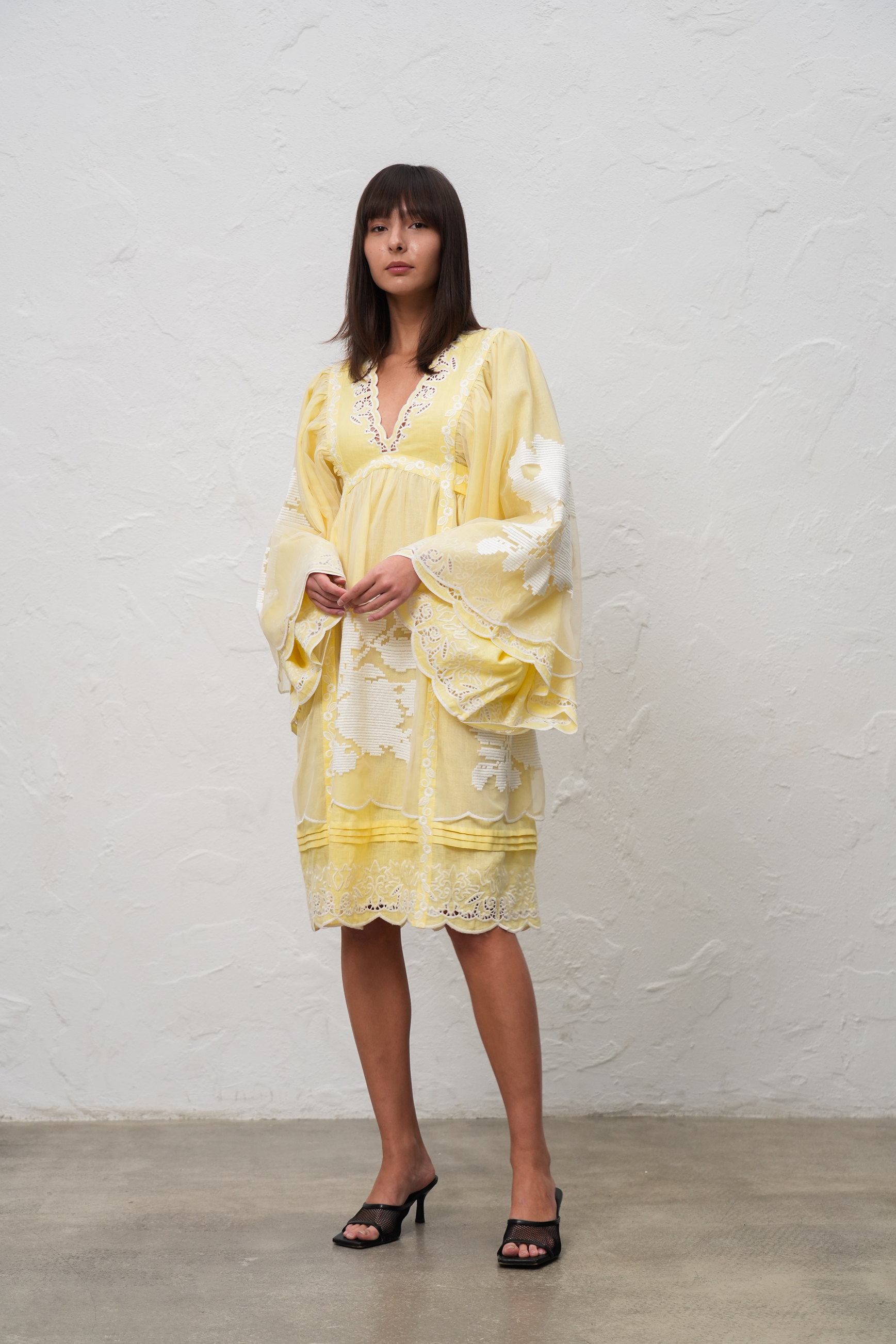 Eternal Meadow Linen Midi Dress