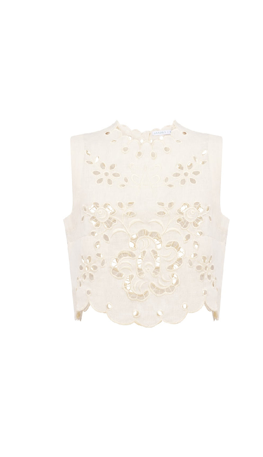 Celestial Garden Sleeveless Crop Top