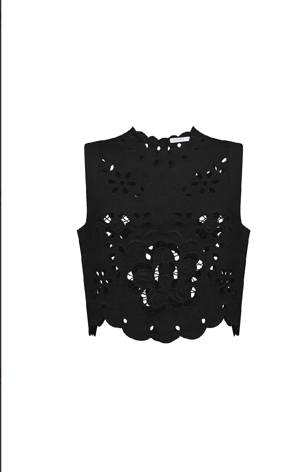 Celestial Garden Sleeveless Crop Top