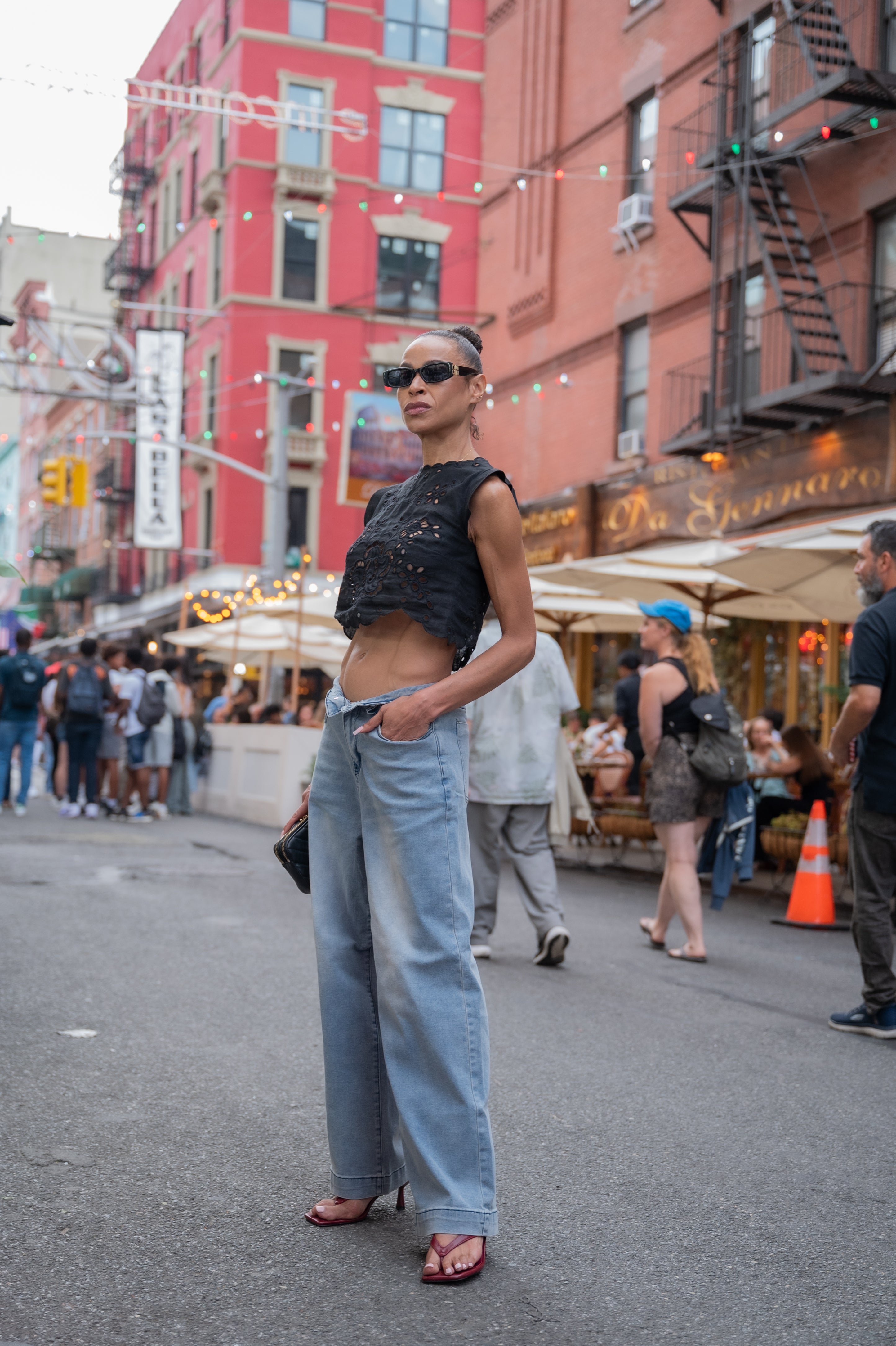 Celestial Garden Sleeveless Crop Top