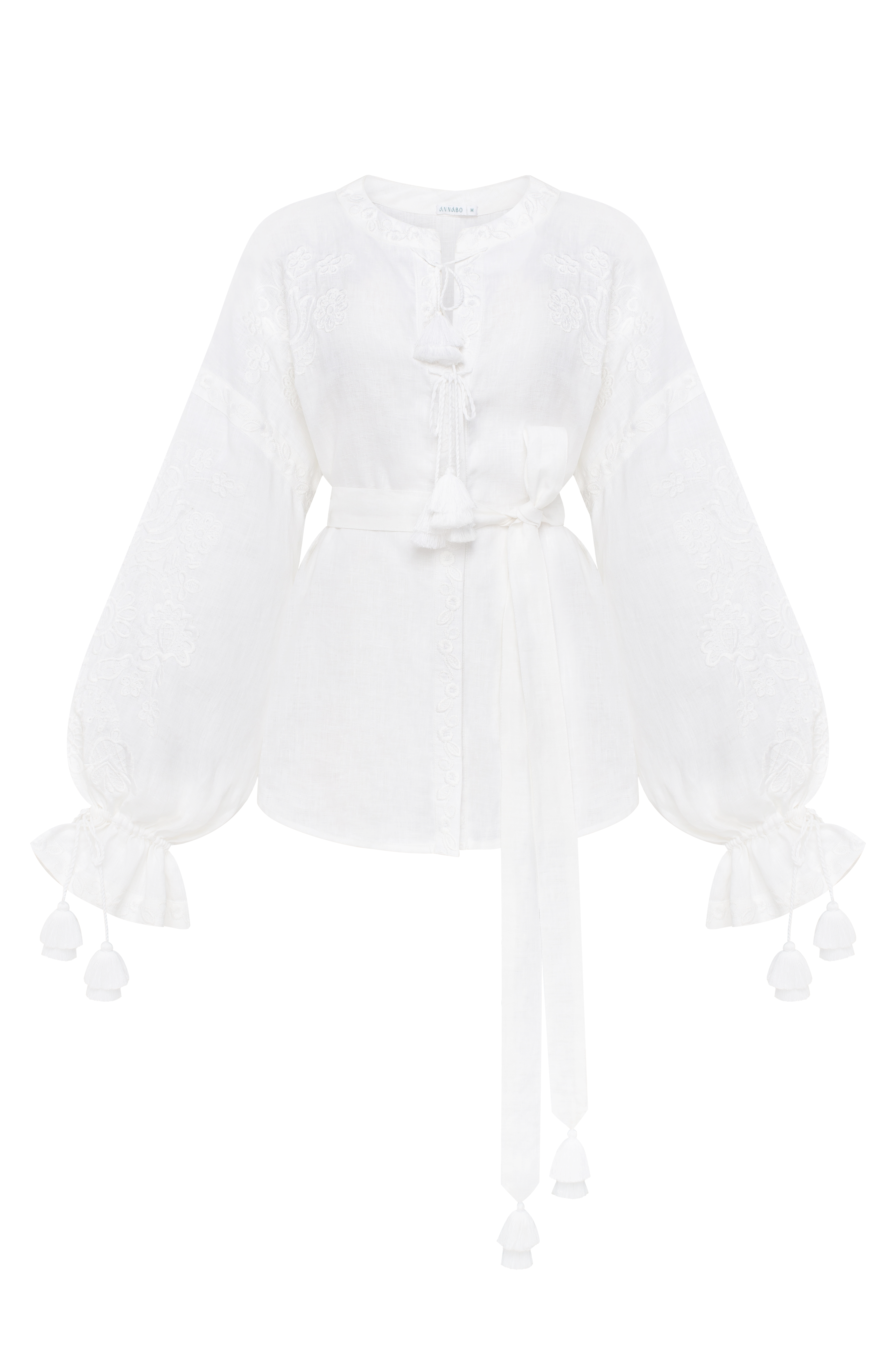 Annabo Bijou Blossom Blouse White