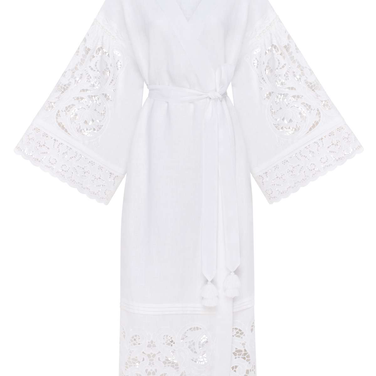 Versailles Echo Kimono Maxi Dress
